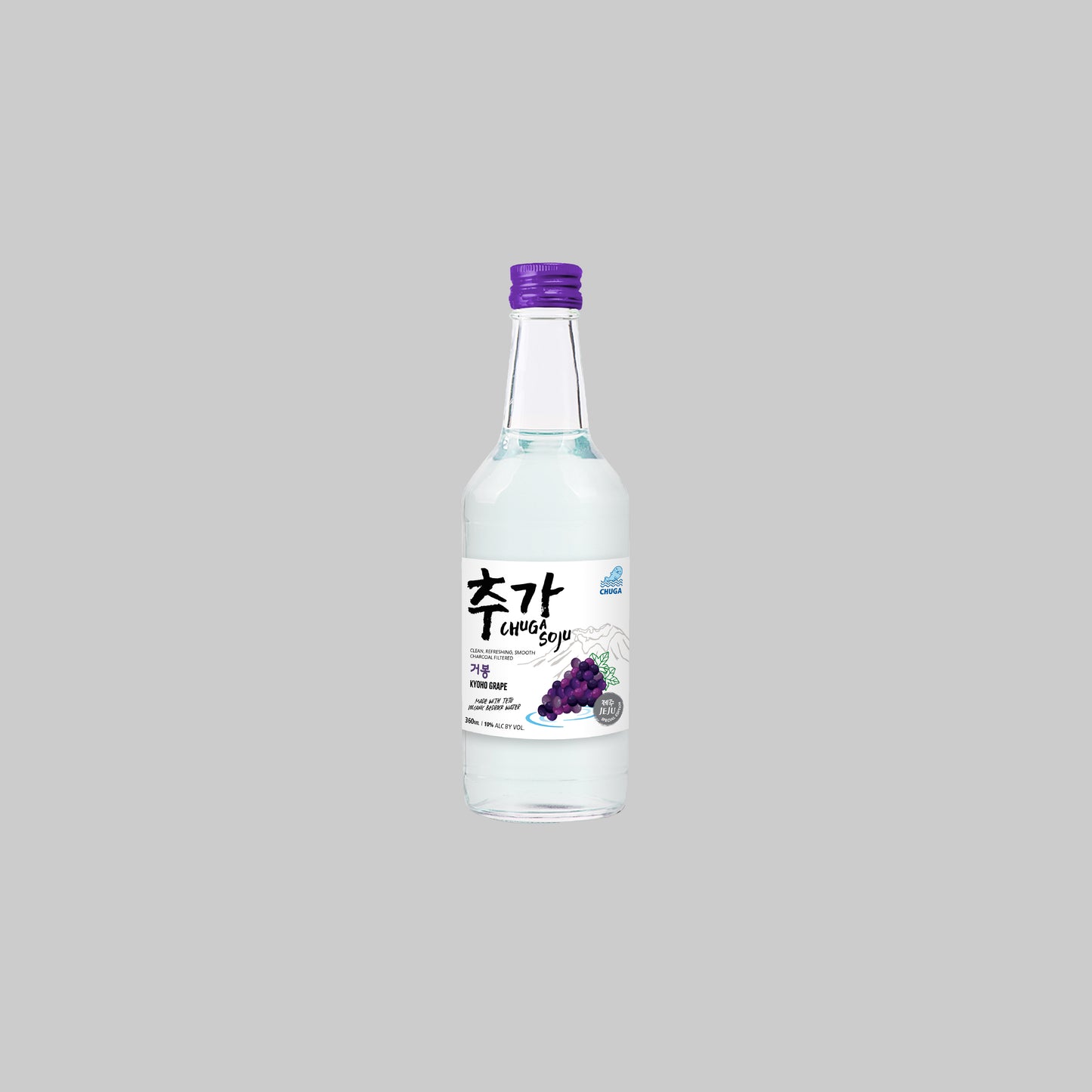 Chuga Soju Jeju Kyoho Grape 360ml 10.0% | TIME2DRINK