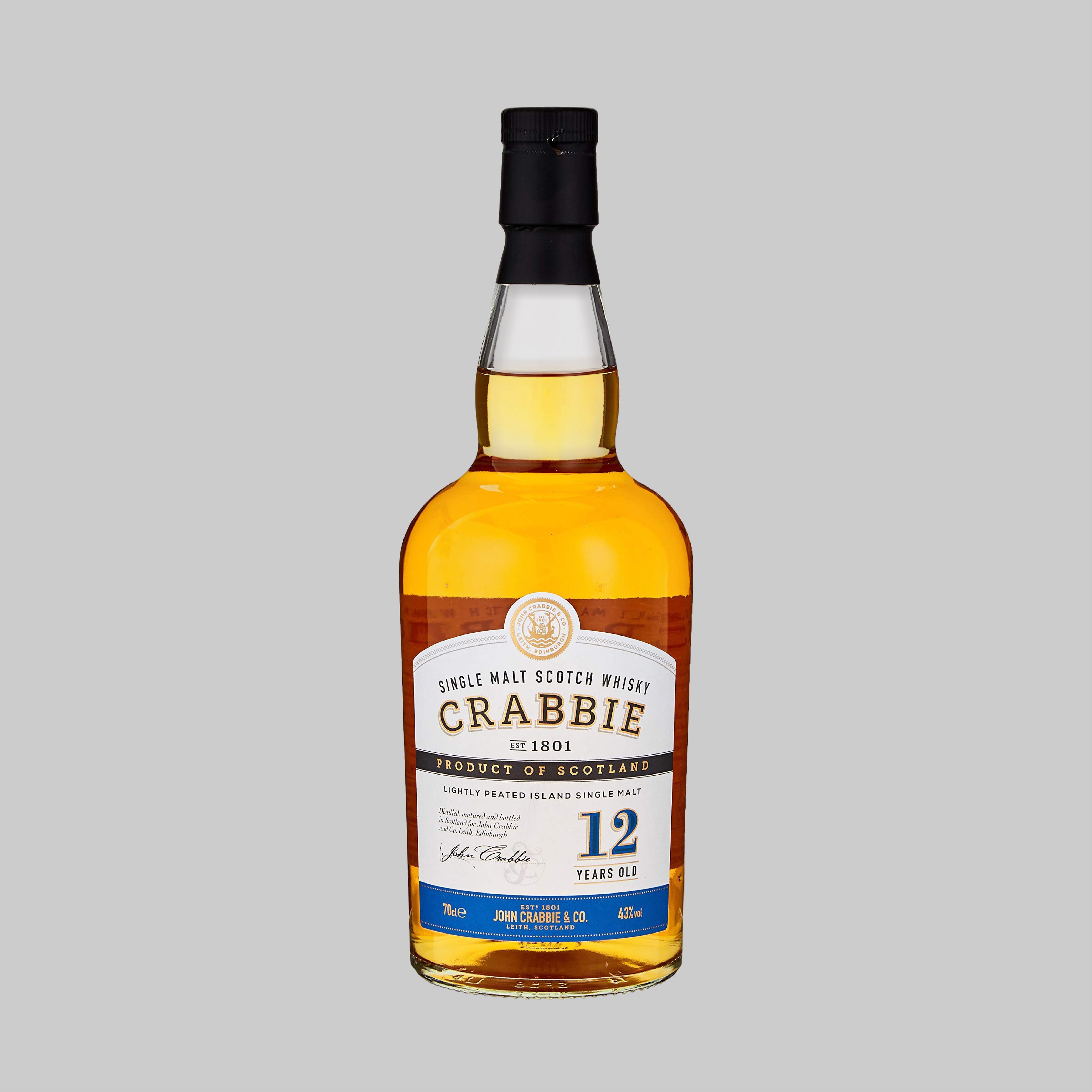 Crabbie's 12 Years Single Malt Scotch Whisky 700ml 43.0% | TIME2DRINK