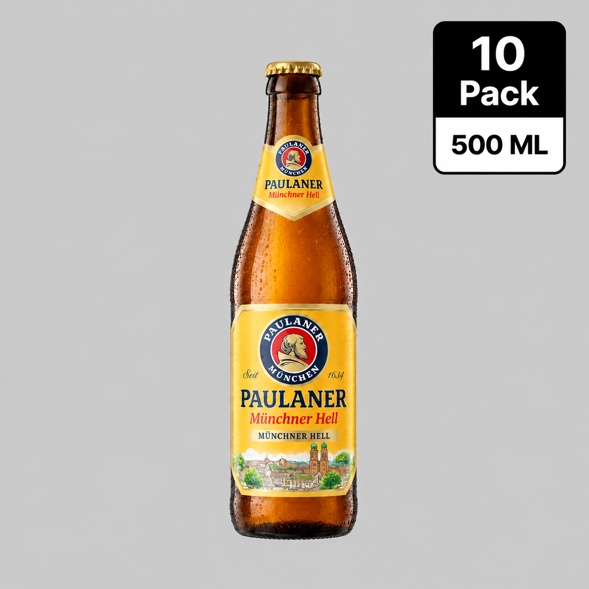 Paulaner Münchner Hell Bottle 10x500ml 4.9%