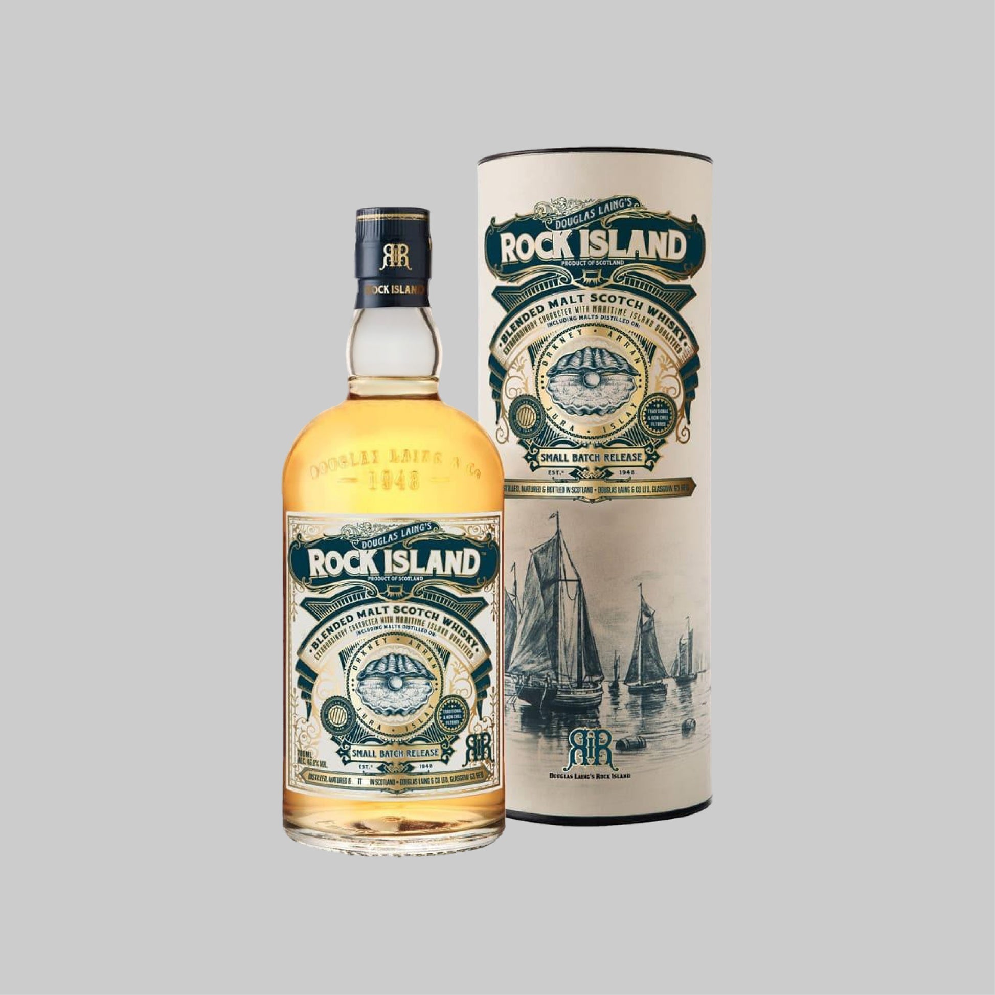 Douglas Laing Rock Island (Rock Oyster) Blended Malt Scotch Whisky 700ml 46.8% | TIME2DRINK