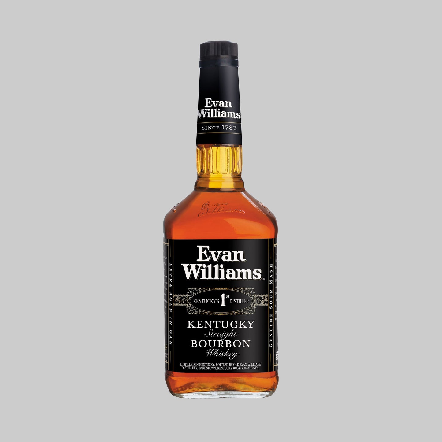 Evan Williams Black Label Bourbon 1000ml 43.0% | TIME2DRINK