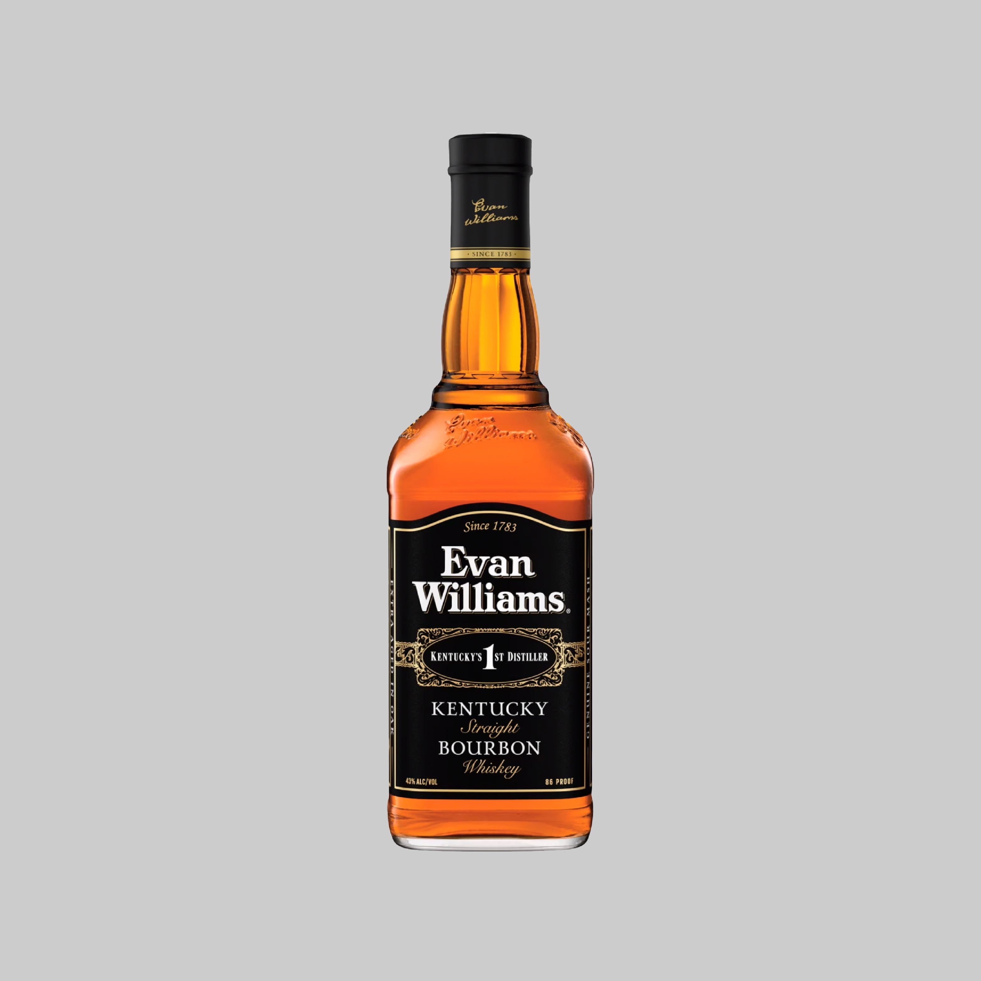 Evan Williams Black Label Bourbon 750ml 43.0% | TIME2DRINK