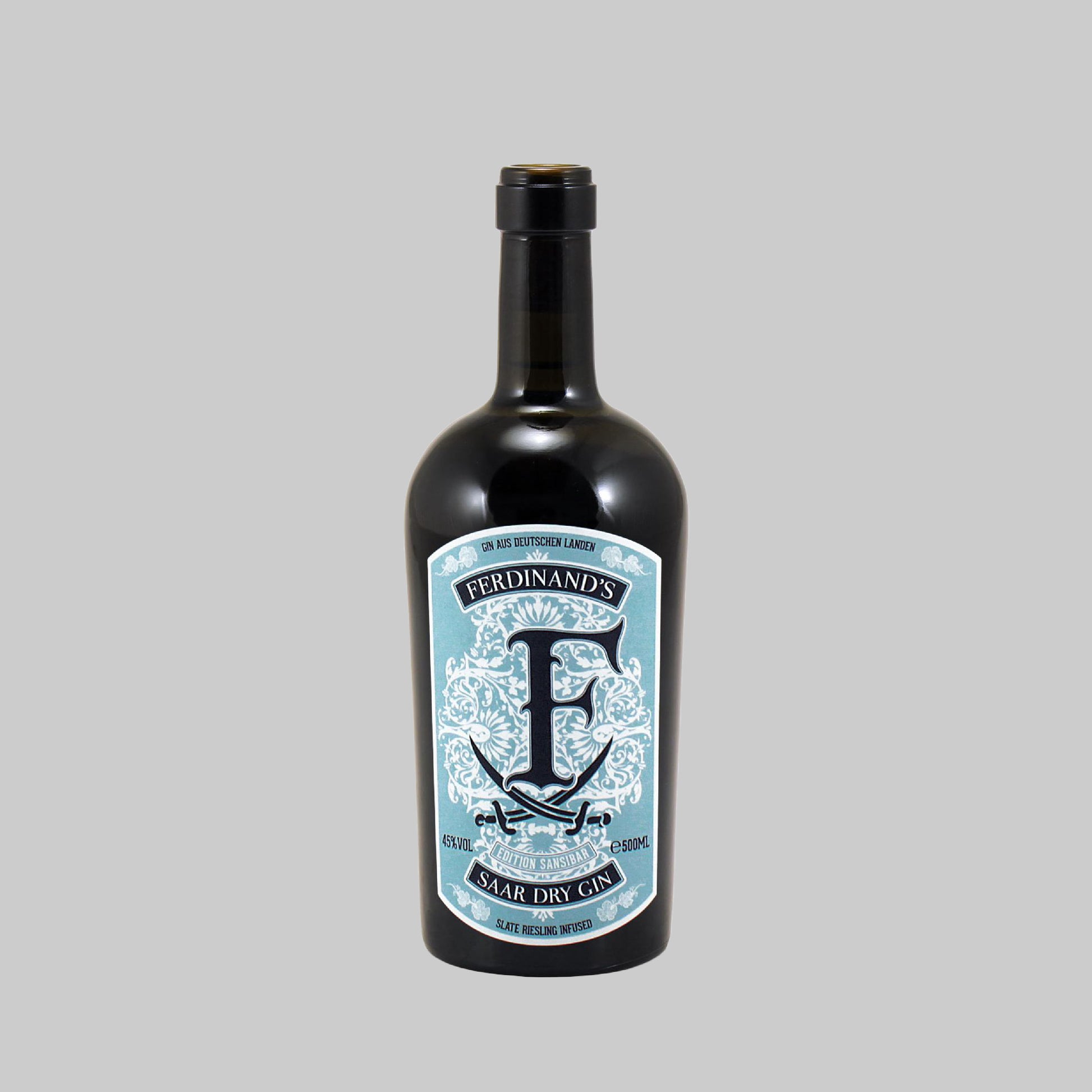 Ferdinand's Saar Dry Gin 500ml 44.0% | TIME2DRINK