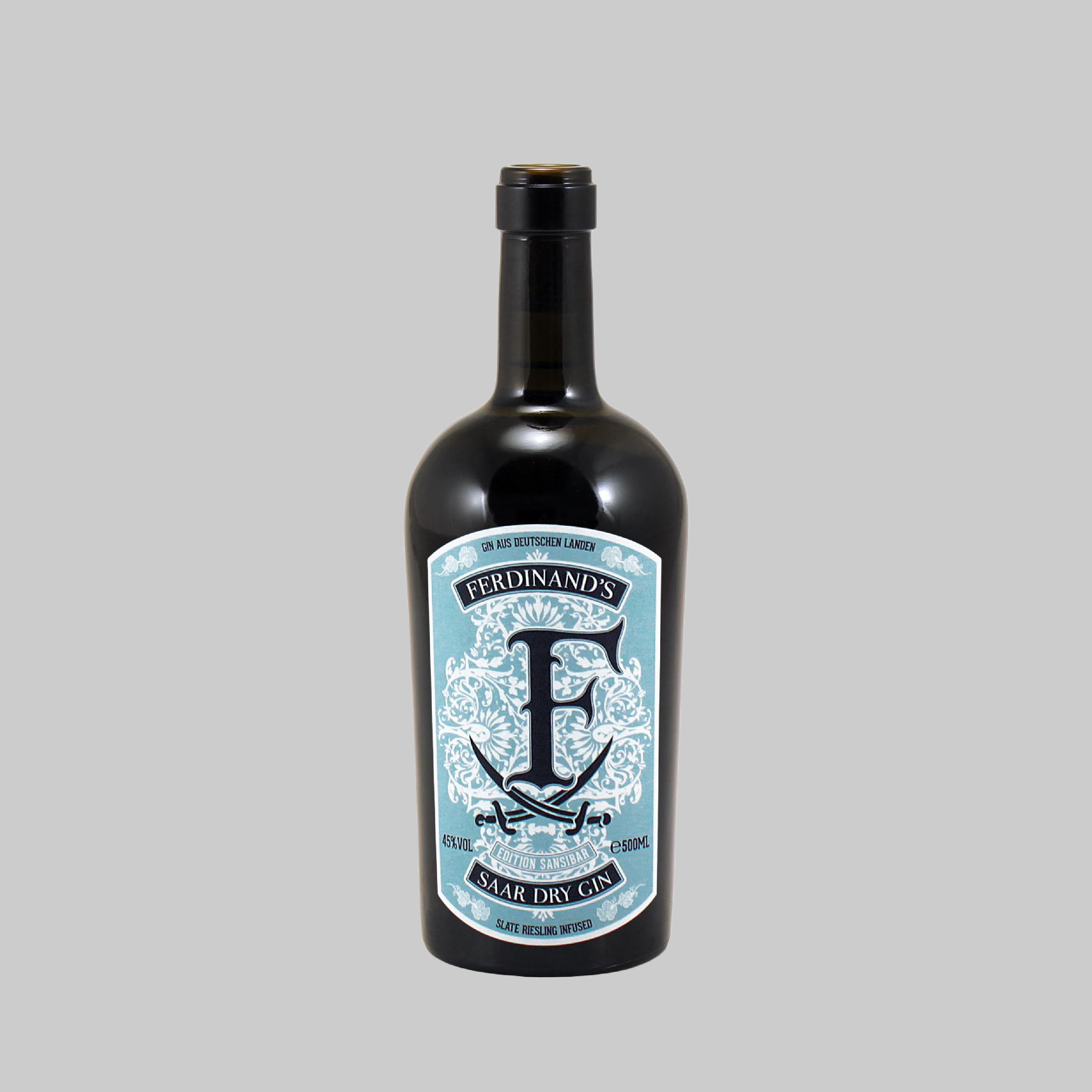 Ferdinand's Saar Dry Gin 500ml 44.0% | TIME2DRINK
