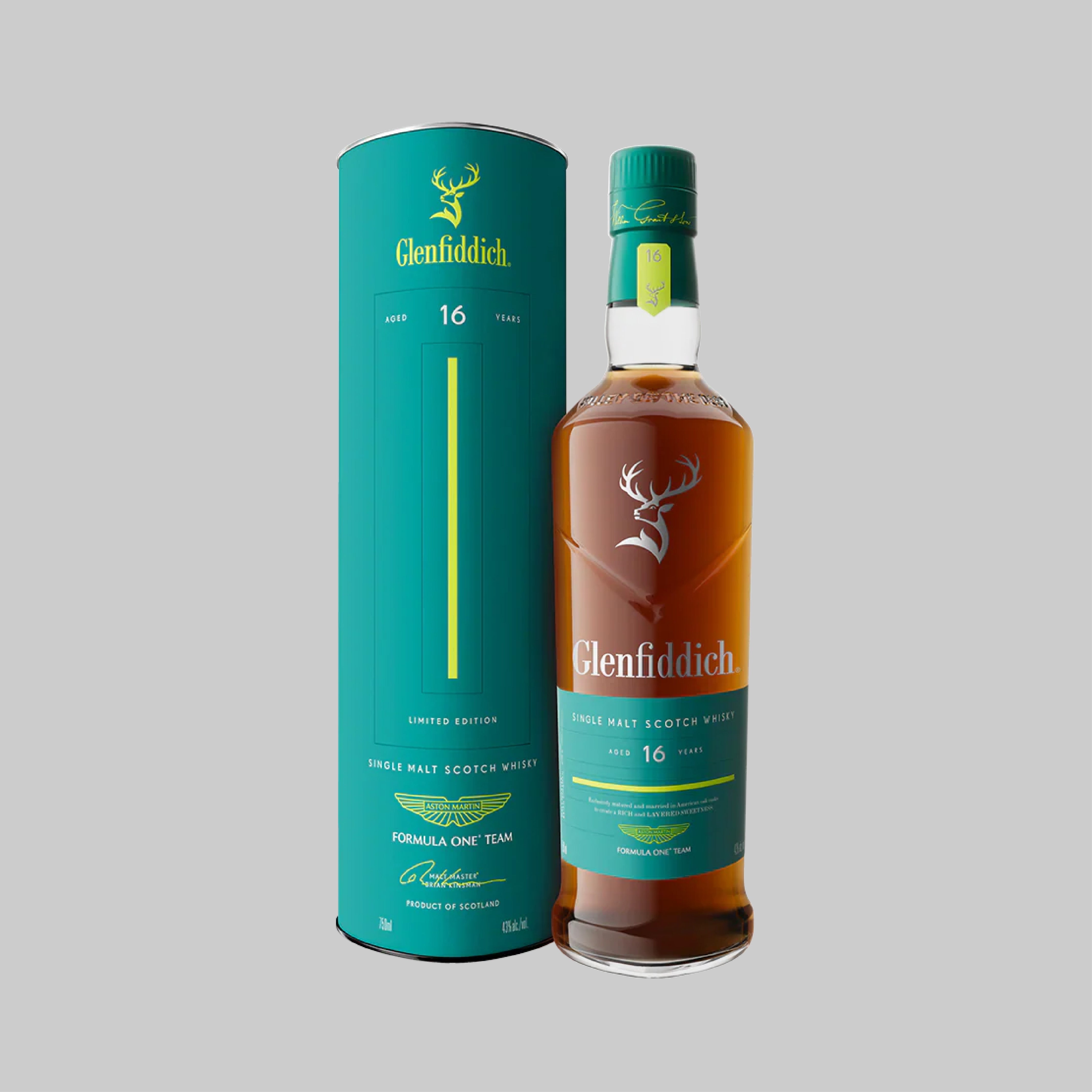 Glenfiddich 16 Years Aston Martin Edition Single Malt Scotch Whisky 700ml 40.0% | TIME2DRINK