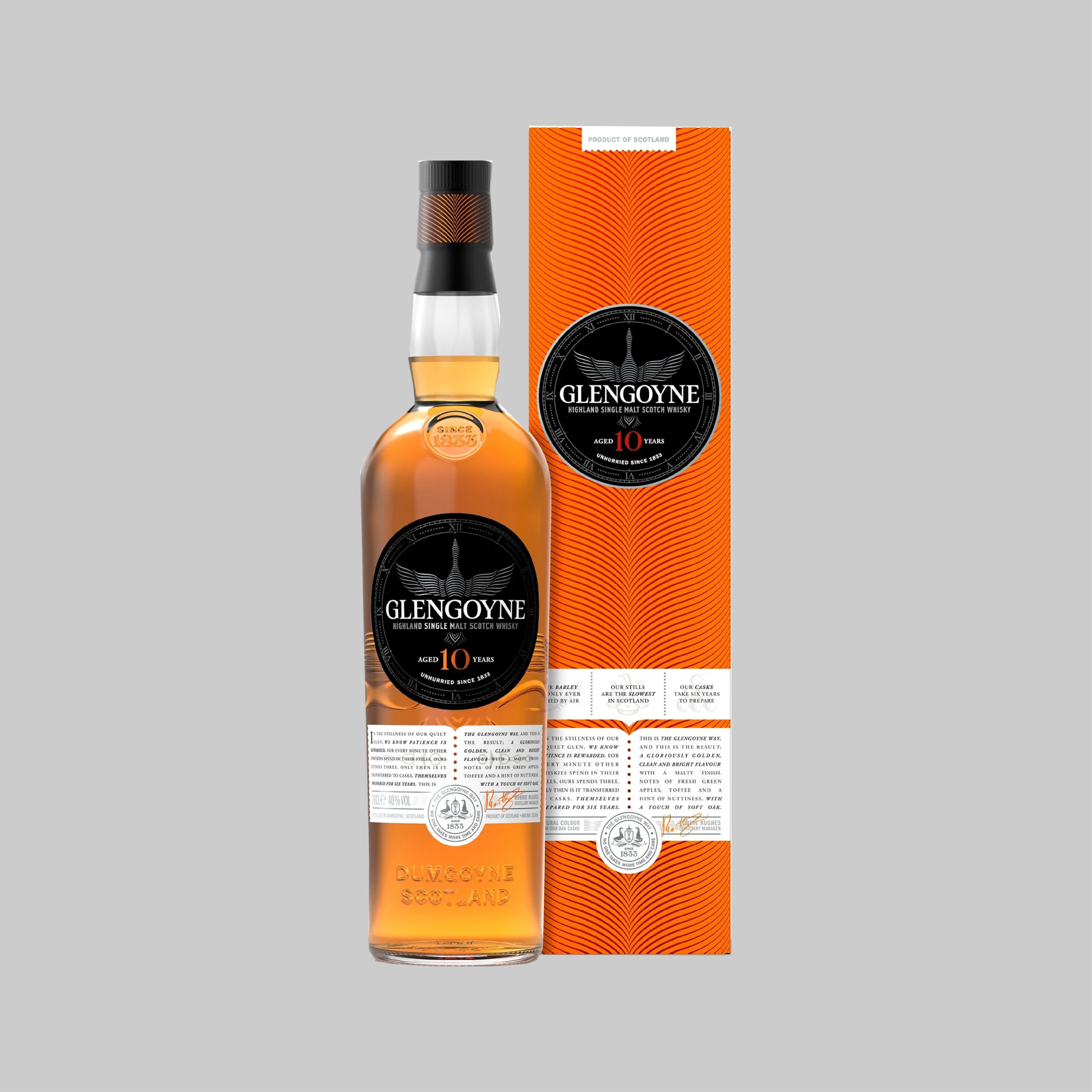 Glengoyne 10 Years Single Malt Scotch Whisky 700ml 40.0% | TIME2DRINK