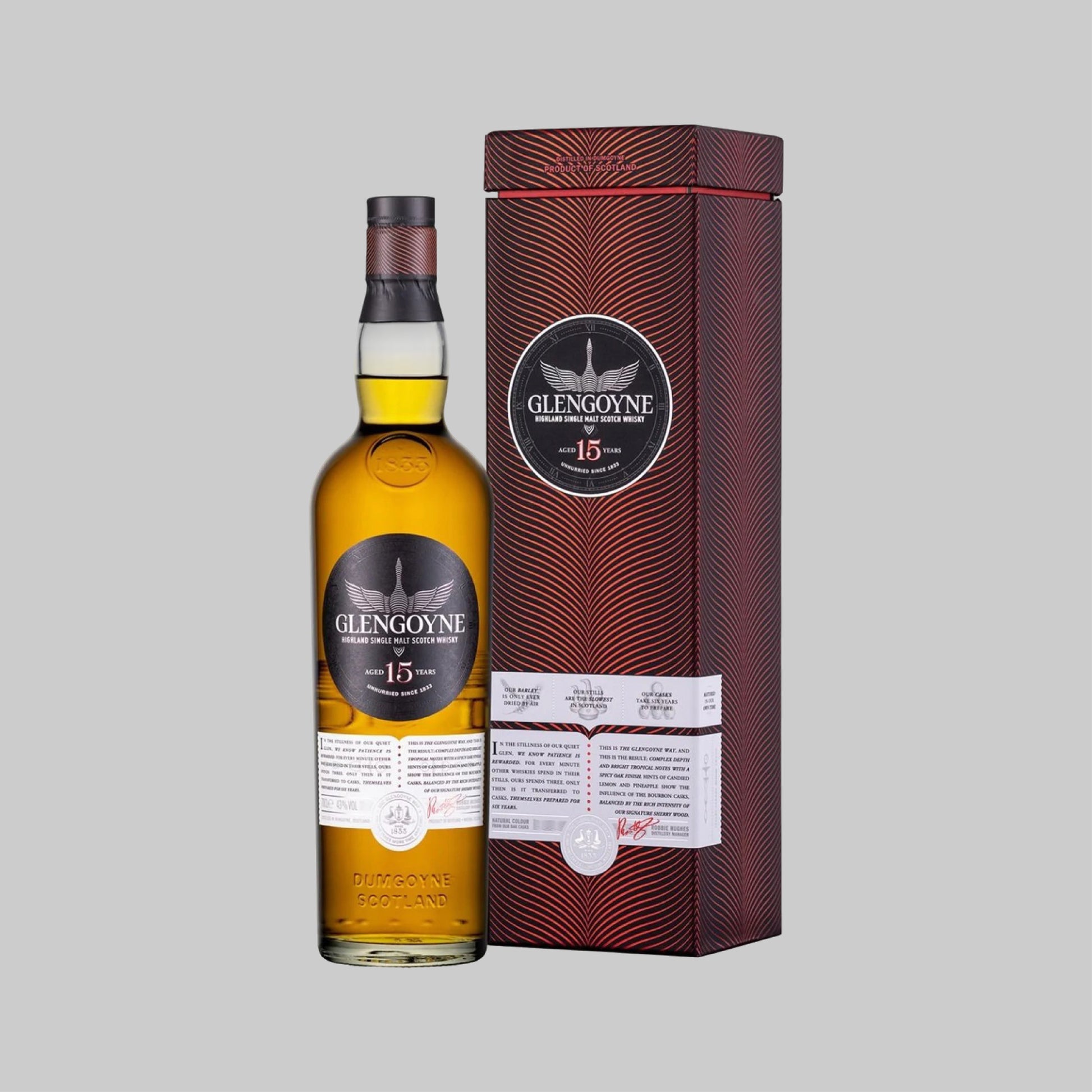 Glengoyne 15 Years Single Malt Scotch Whisky 700ml 43.0% | TIME2DRINK