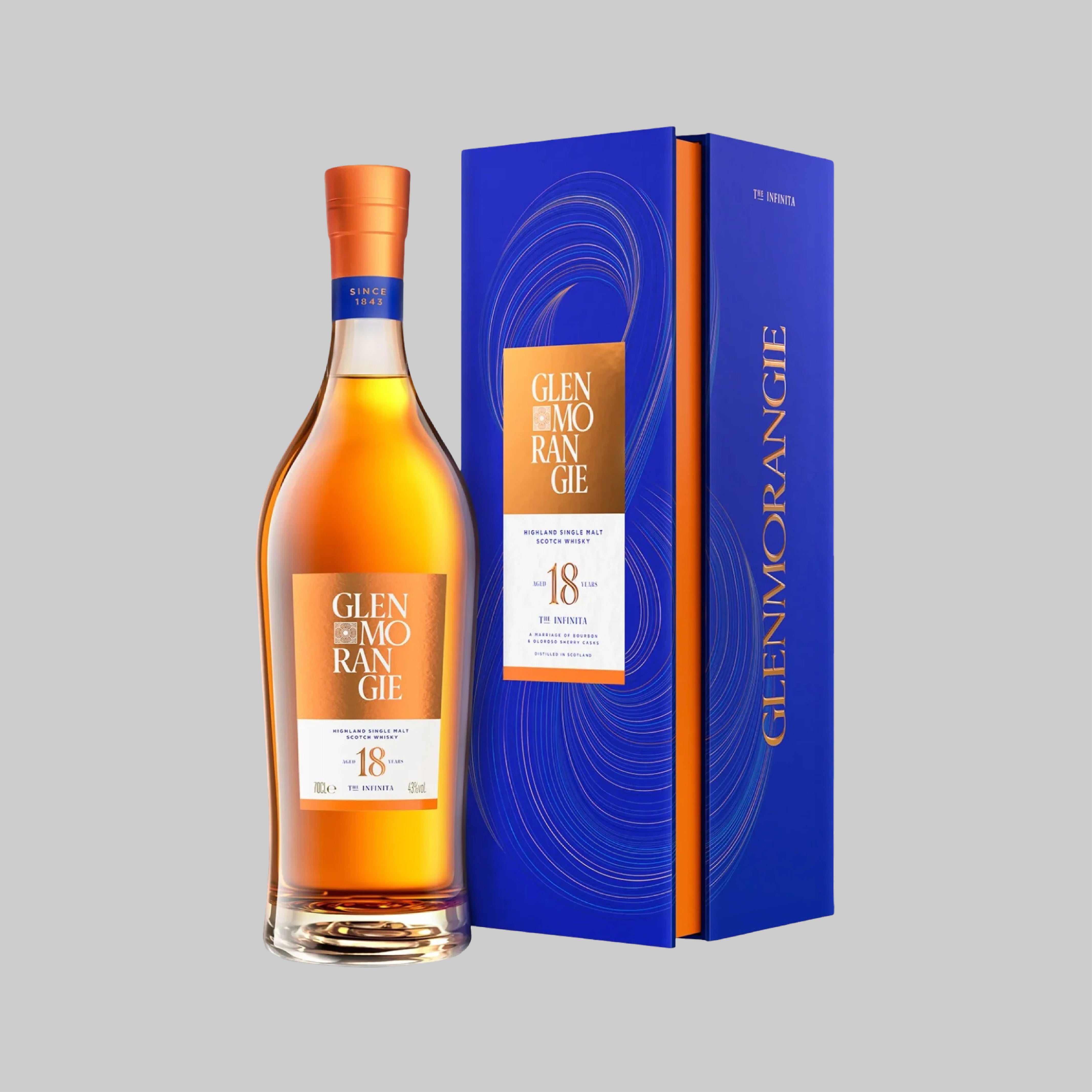 Glenmorangie 18 Years Single Malt Scotch Whisky 700ml 43.0% | TIME2DRINK