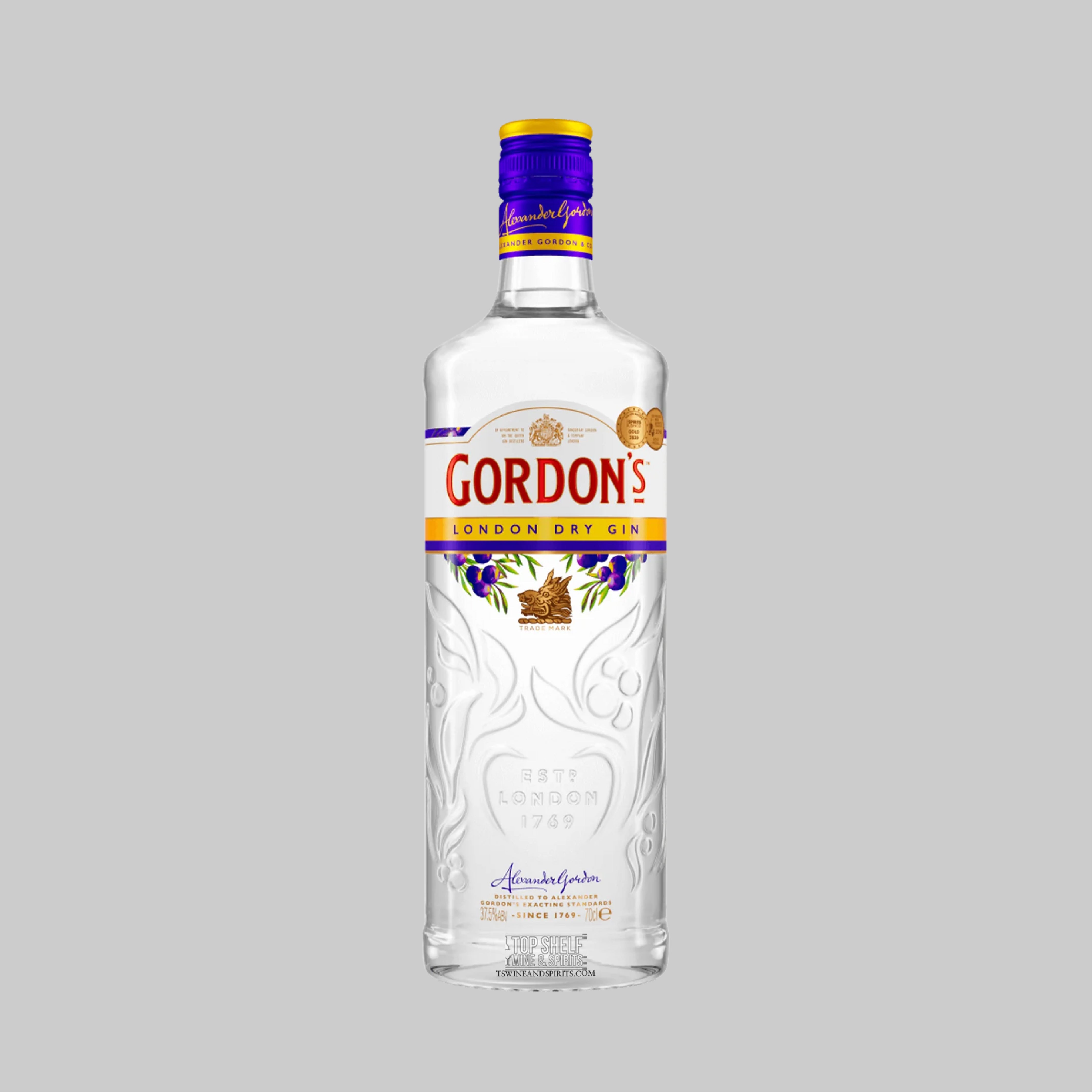 Gordon's Dry Gin 700ml 37.5% | TIME2DRINK