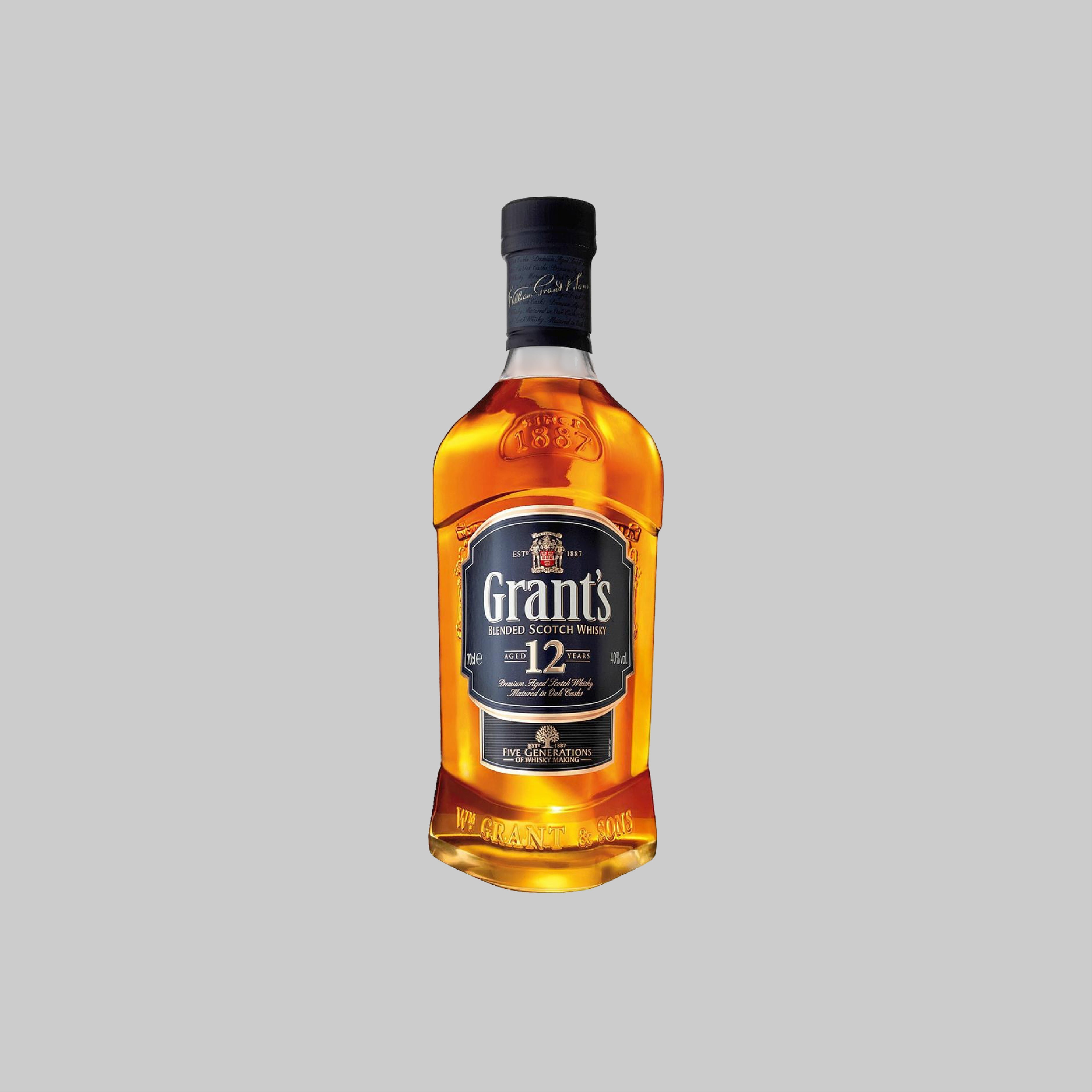 Grant's 12 Years Blended Scotch Whisky 700ml 40.0% | TIME2DRINK