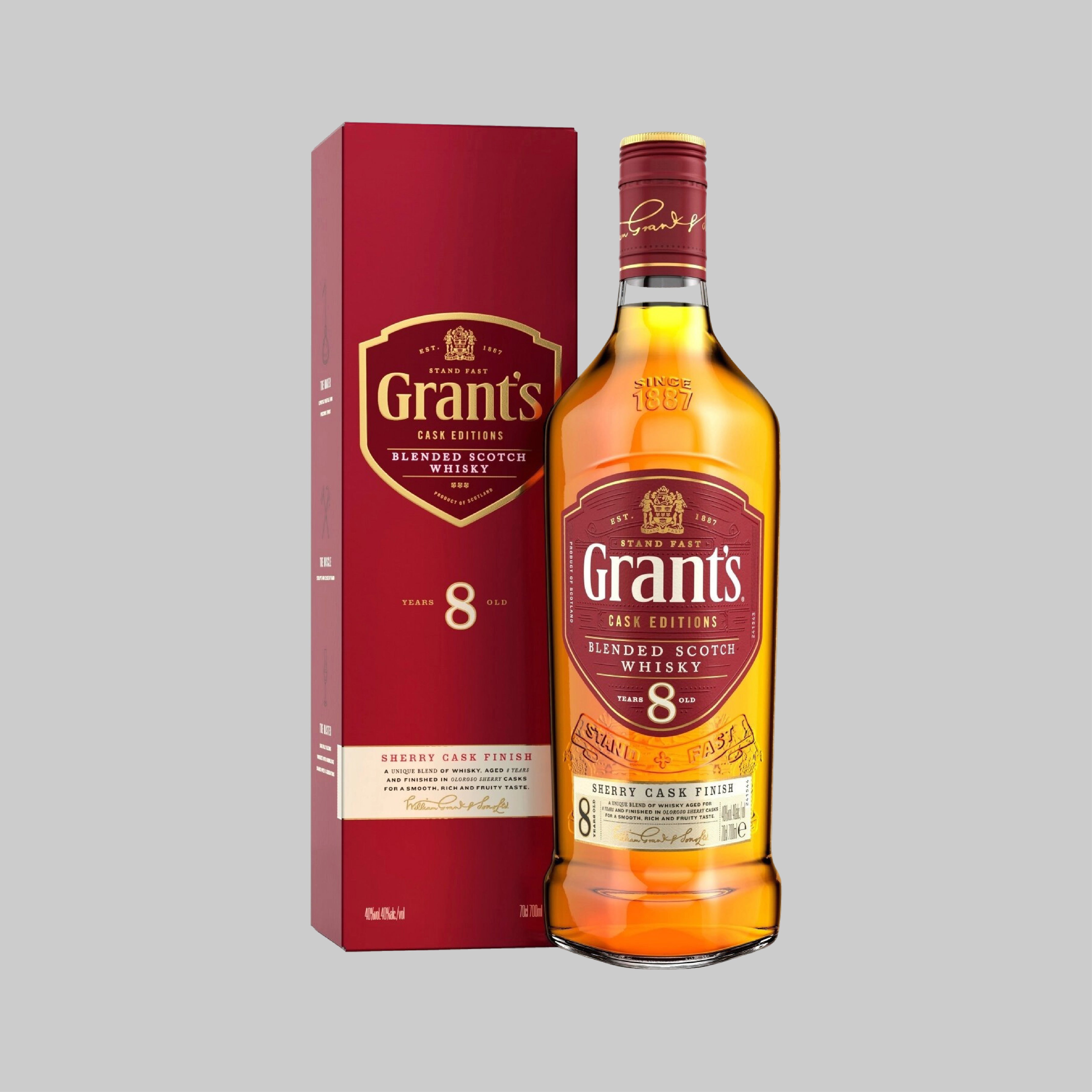 Grant's 8 Years Blended Scotch Whisky 700ml 40.0% | TIME2DRINK