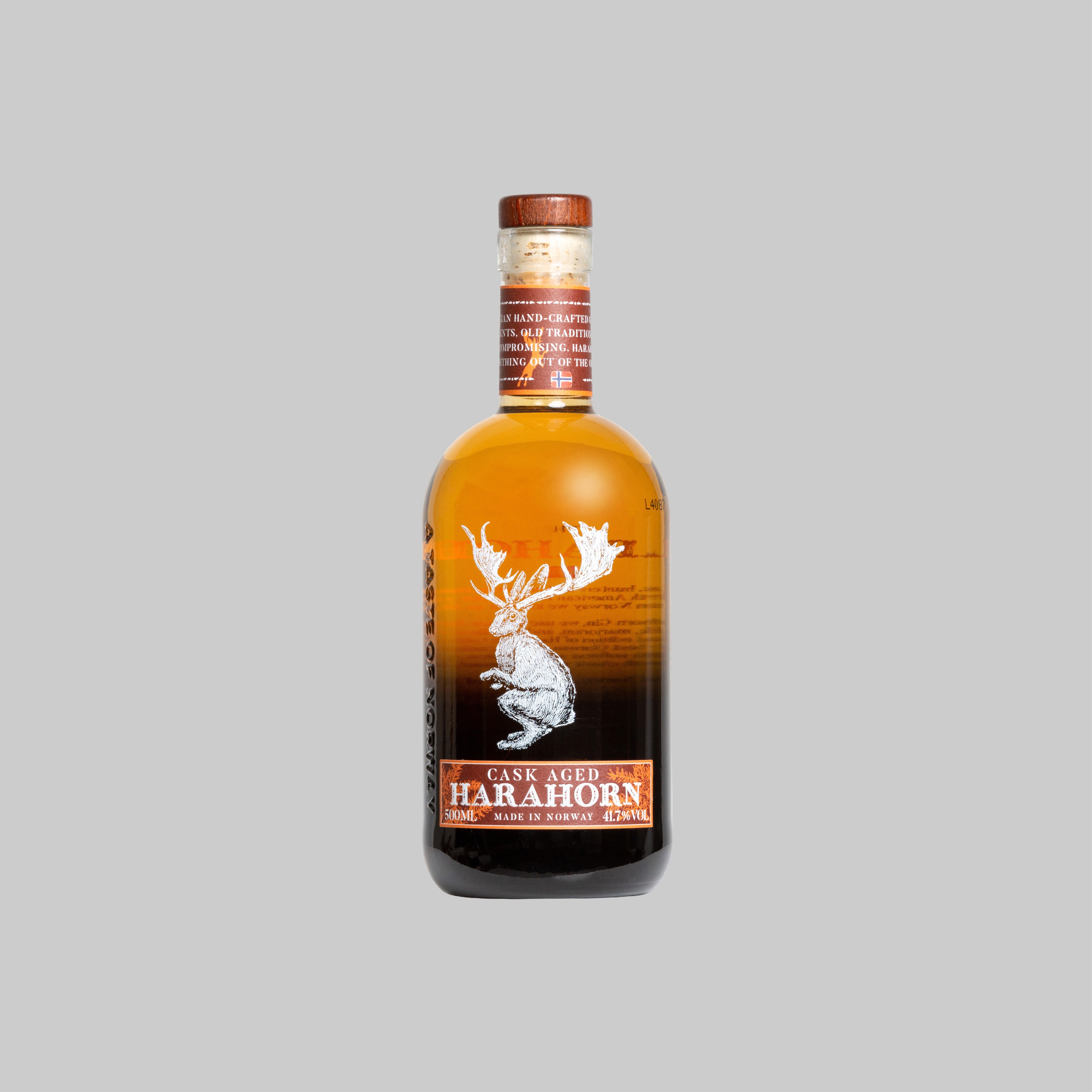 Harahorn Cask Aged Gin 500ml 41.7% | TIME2DRINK