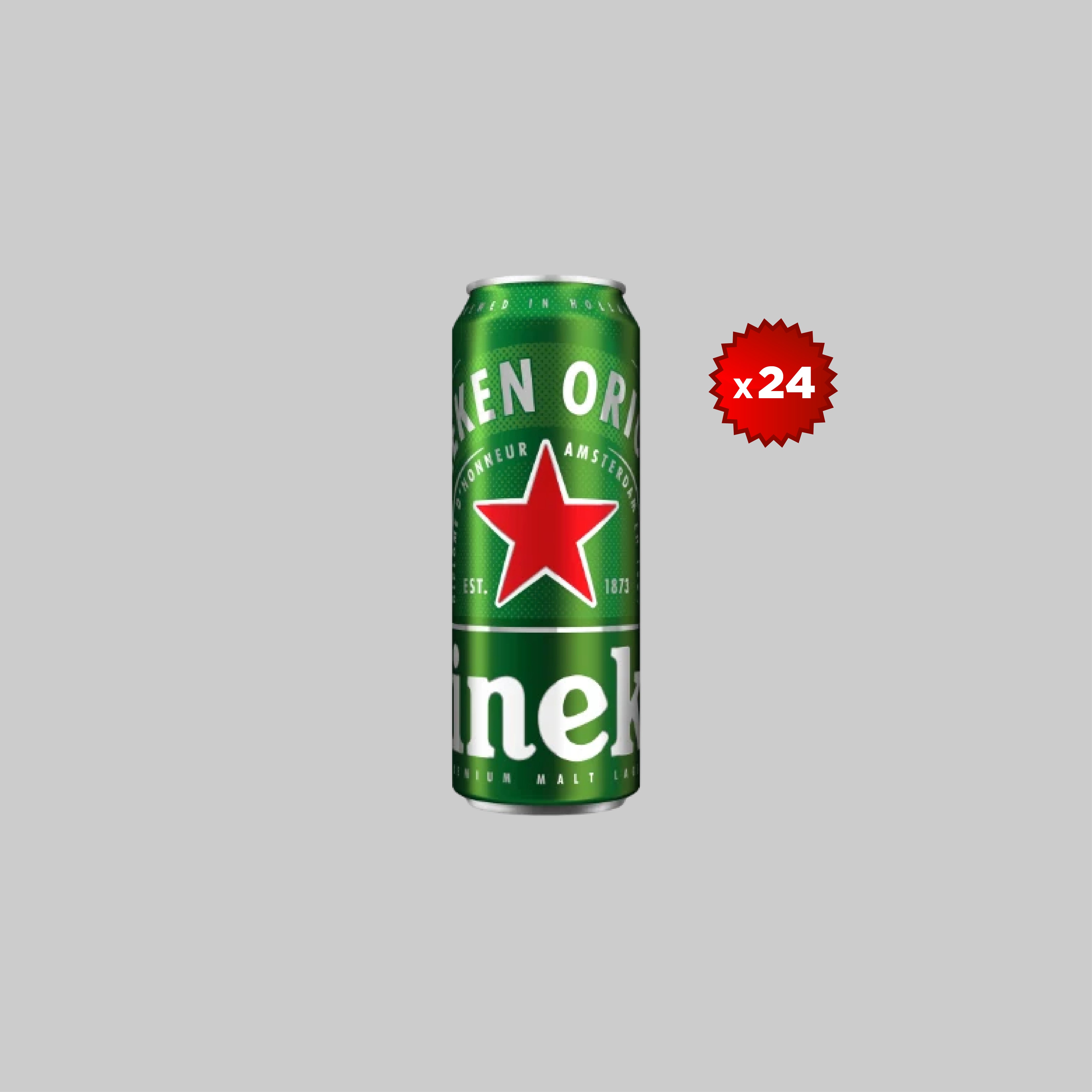 Heineken Original Beer Can 12x490ml 5.0% | TIME2DRINK