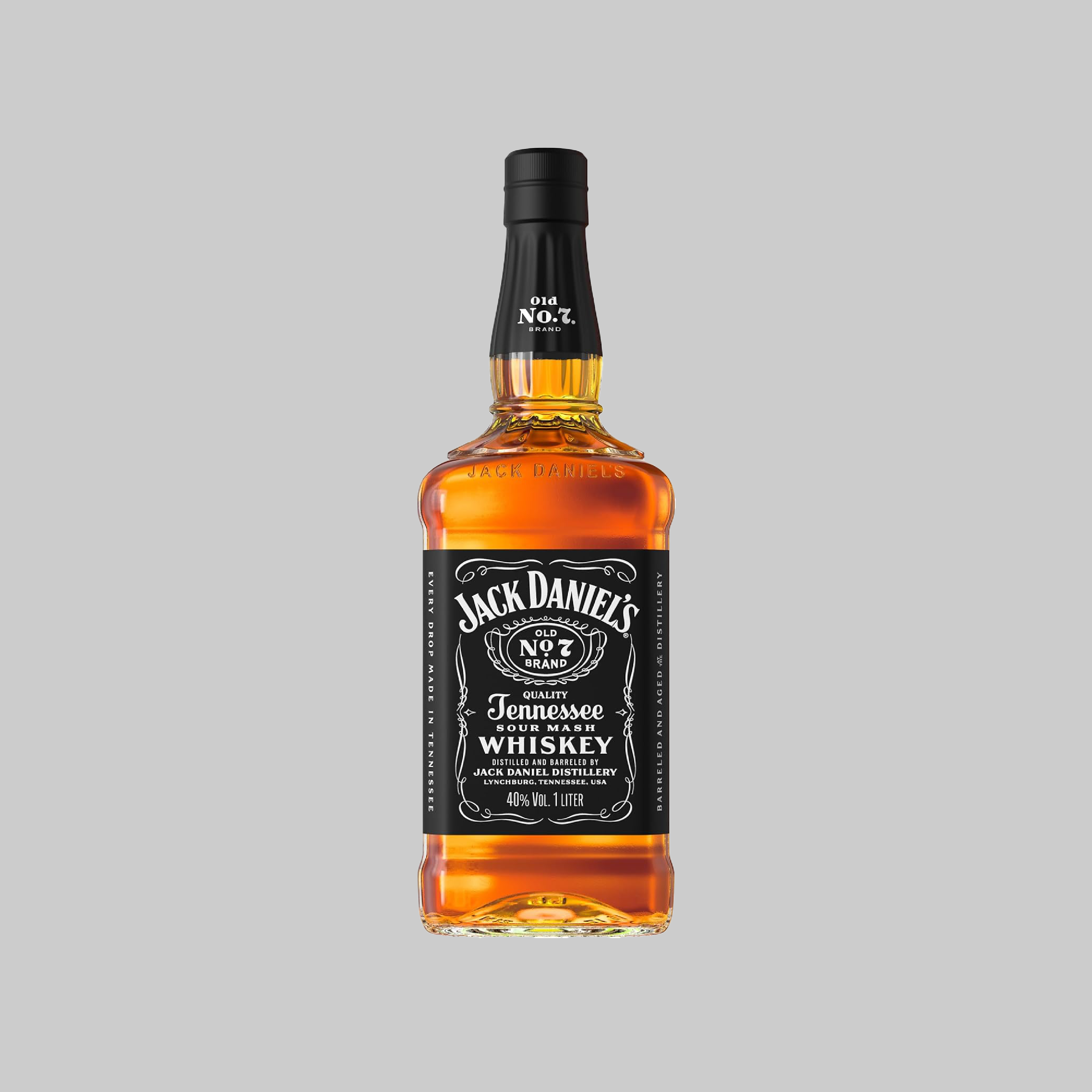 Jack Daniel's Old No. 7 Tennessee Whiskey 1000ml 40.0% | TIME2DRINK