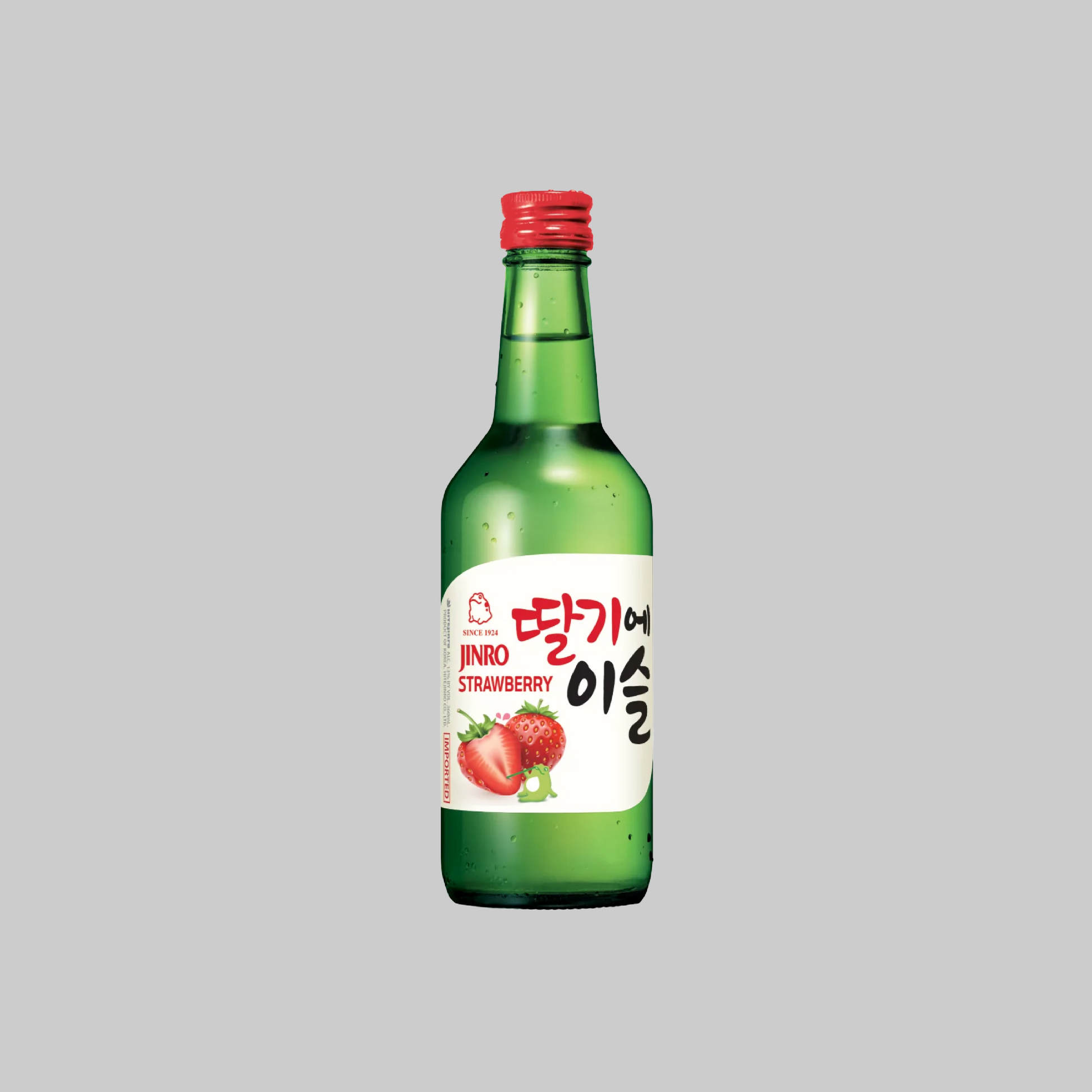 Jinro Strawberry Soju 360ml 13.0% | TIME2DRINK