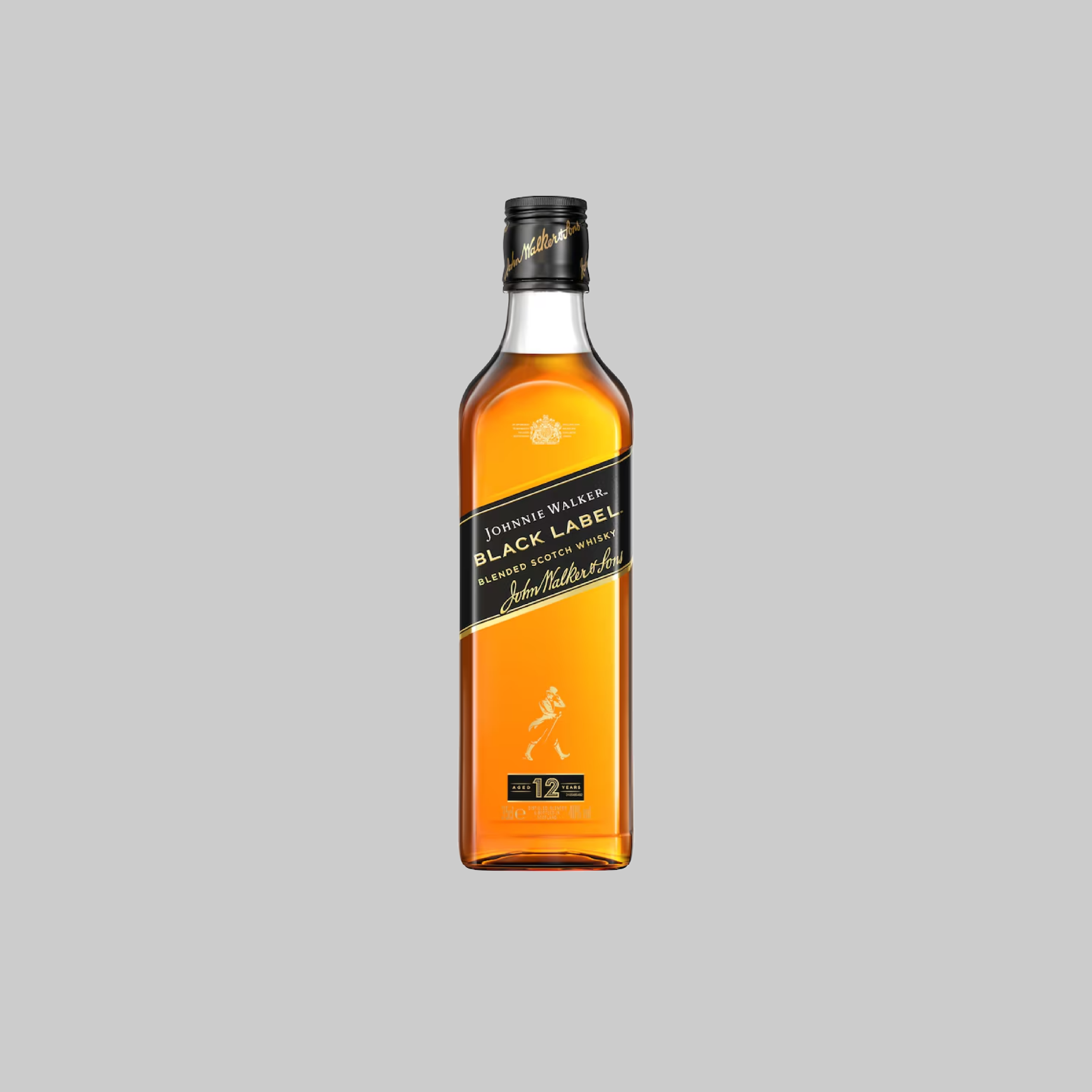 Johnnie Walker Black Label 12 Years Old Blended Scotch Whisky 350ml 40.0% | TIME2DRINK