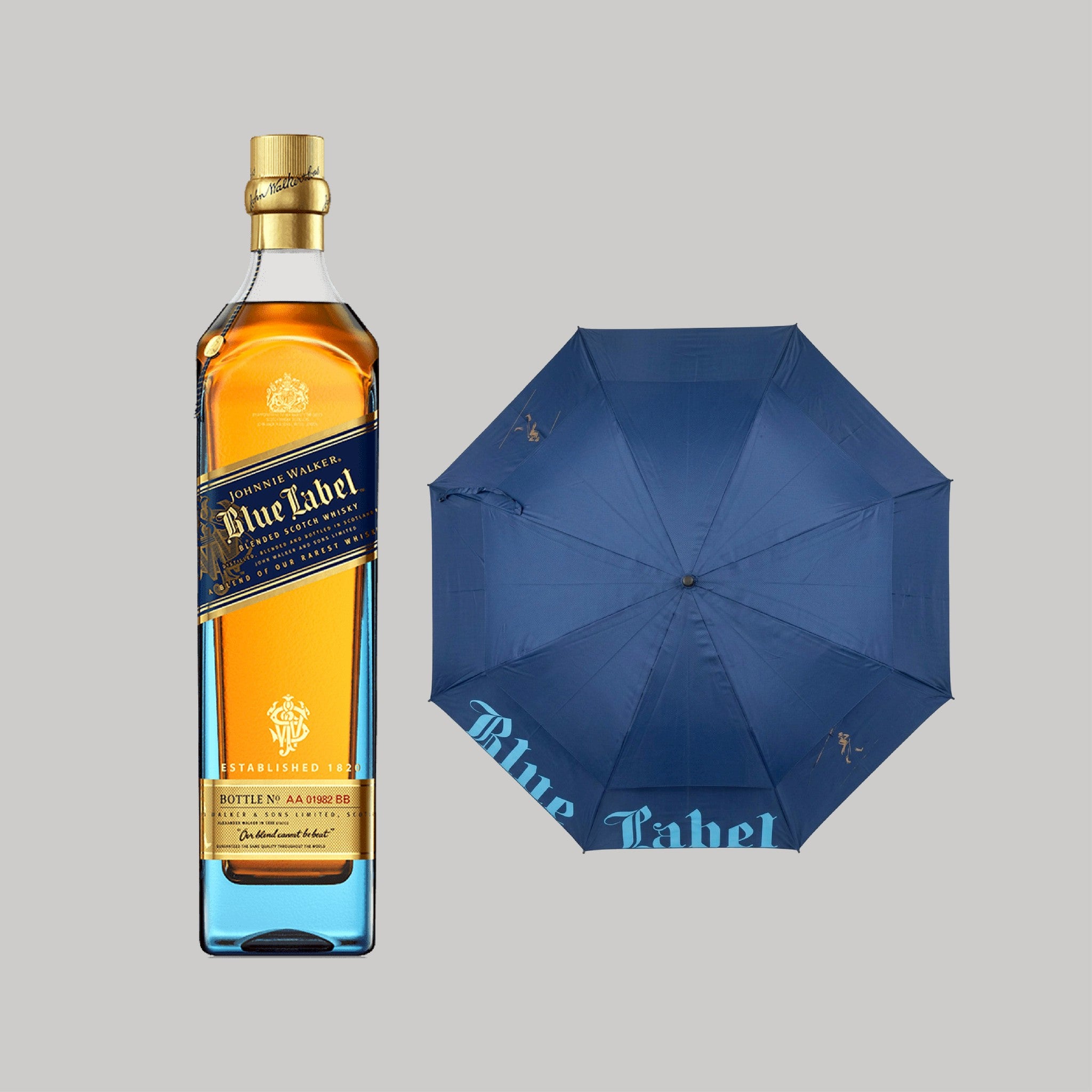 Johnnie Walker Blue Label Blended Scotch Whisky 750ml 40.0% (Free