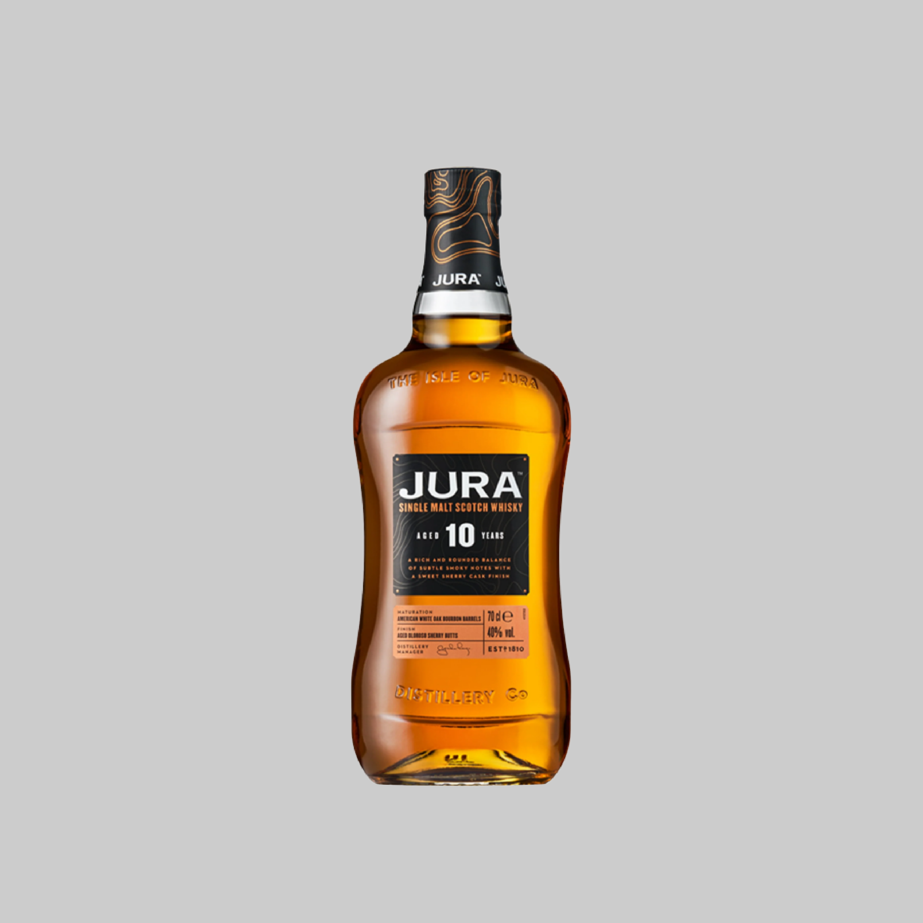 Jura 10 Years Single Malt Scotch Whisky 700ml 40.0% | TIME2DRINK