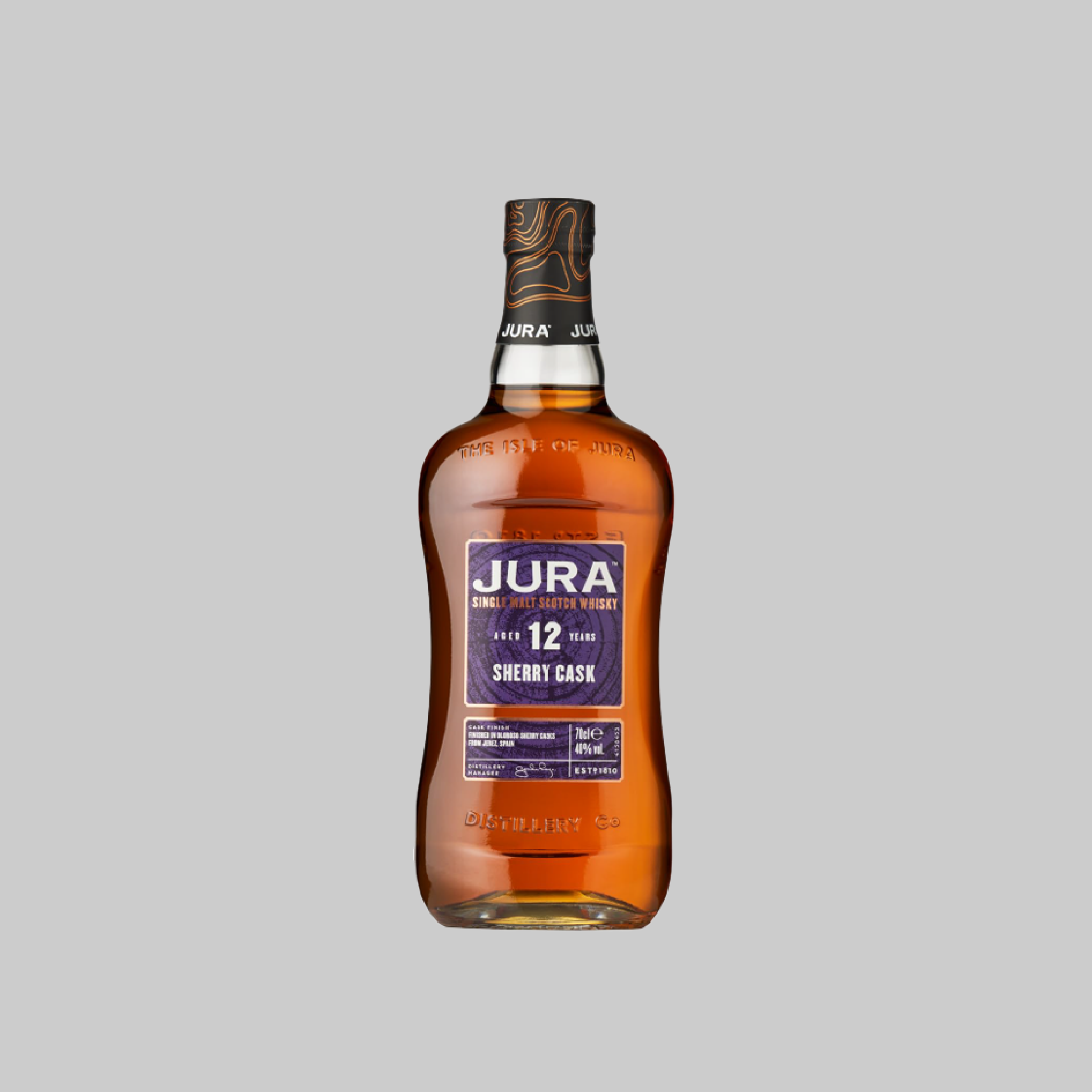 Jura 12 Years Sherry Cask Single Malt Scotch Whisky 700ml 40.0% | TIME2DRINK