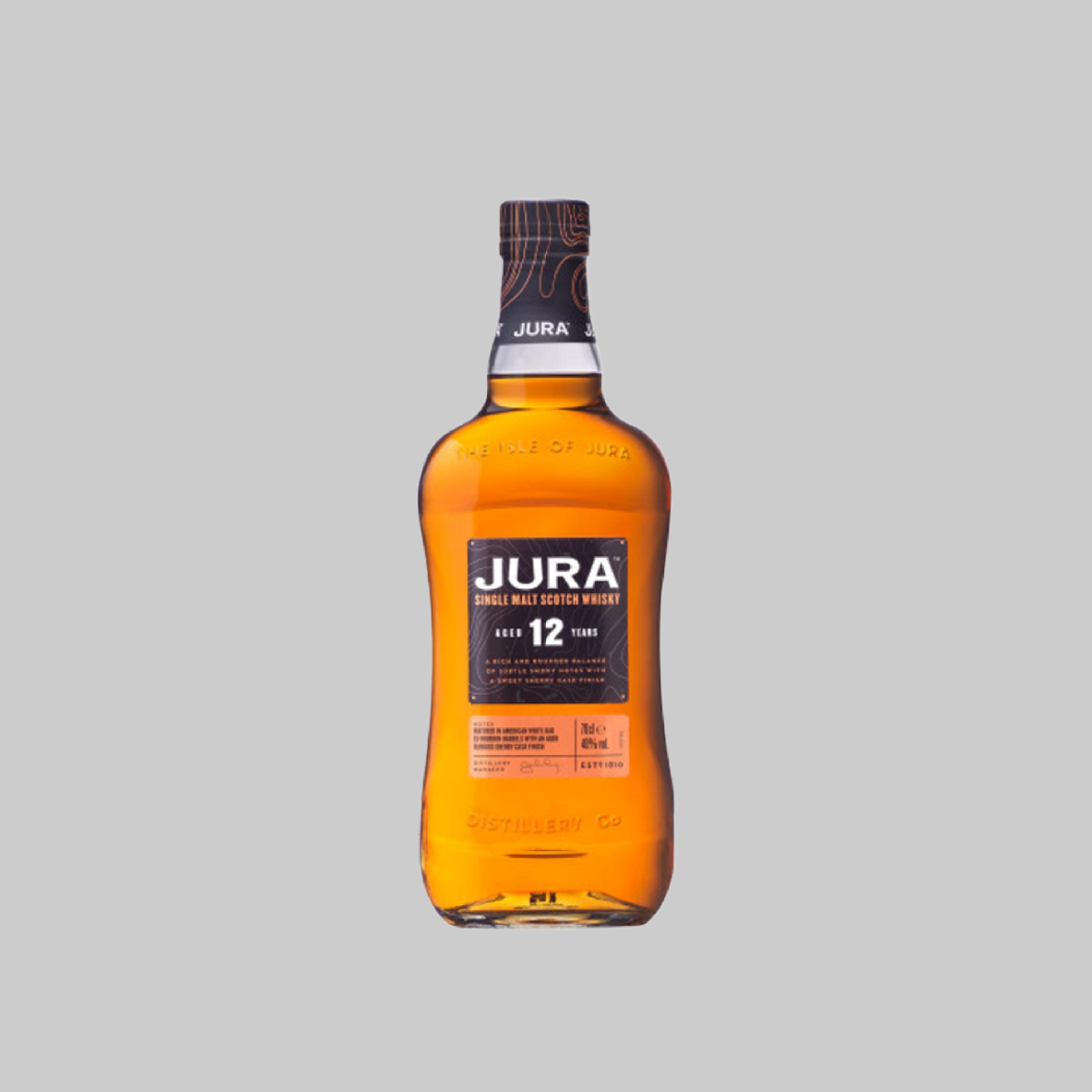 Jura 12 Years Single Malt Scotch Whisky 700ml 40.0% | TIME2DRINK