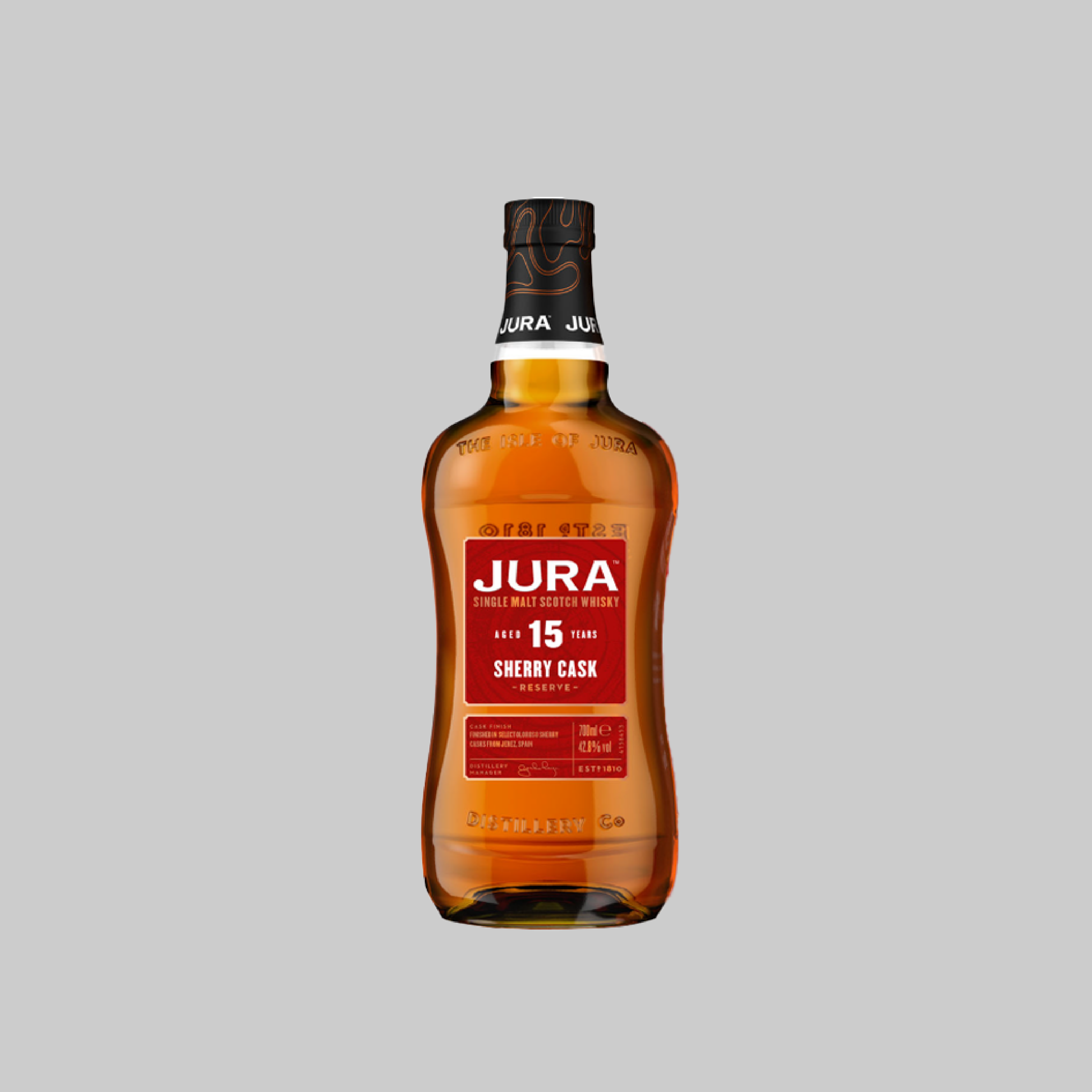 Jura 15 Years Sherry Cask Single Malt Scotch Whisky 700ml 42.8% | TIME2DRINK