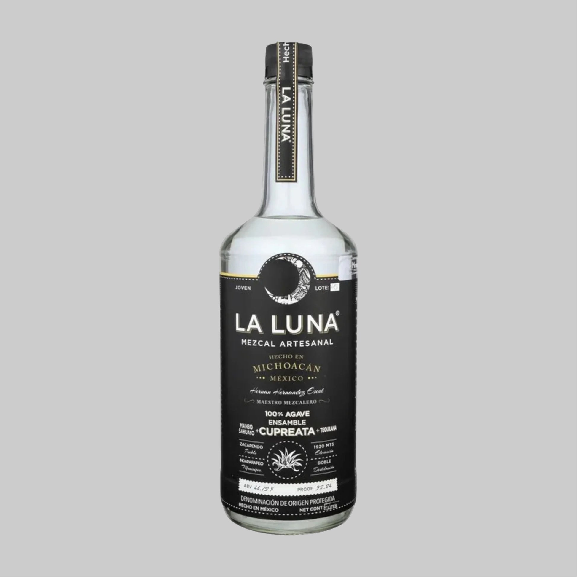 La Luna Mezcal Black Label 1000ml 40.0% | TIME2DRINK