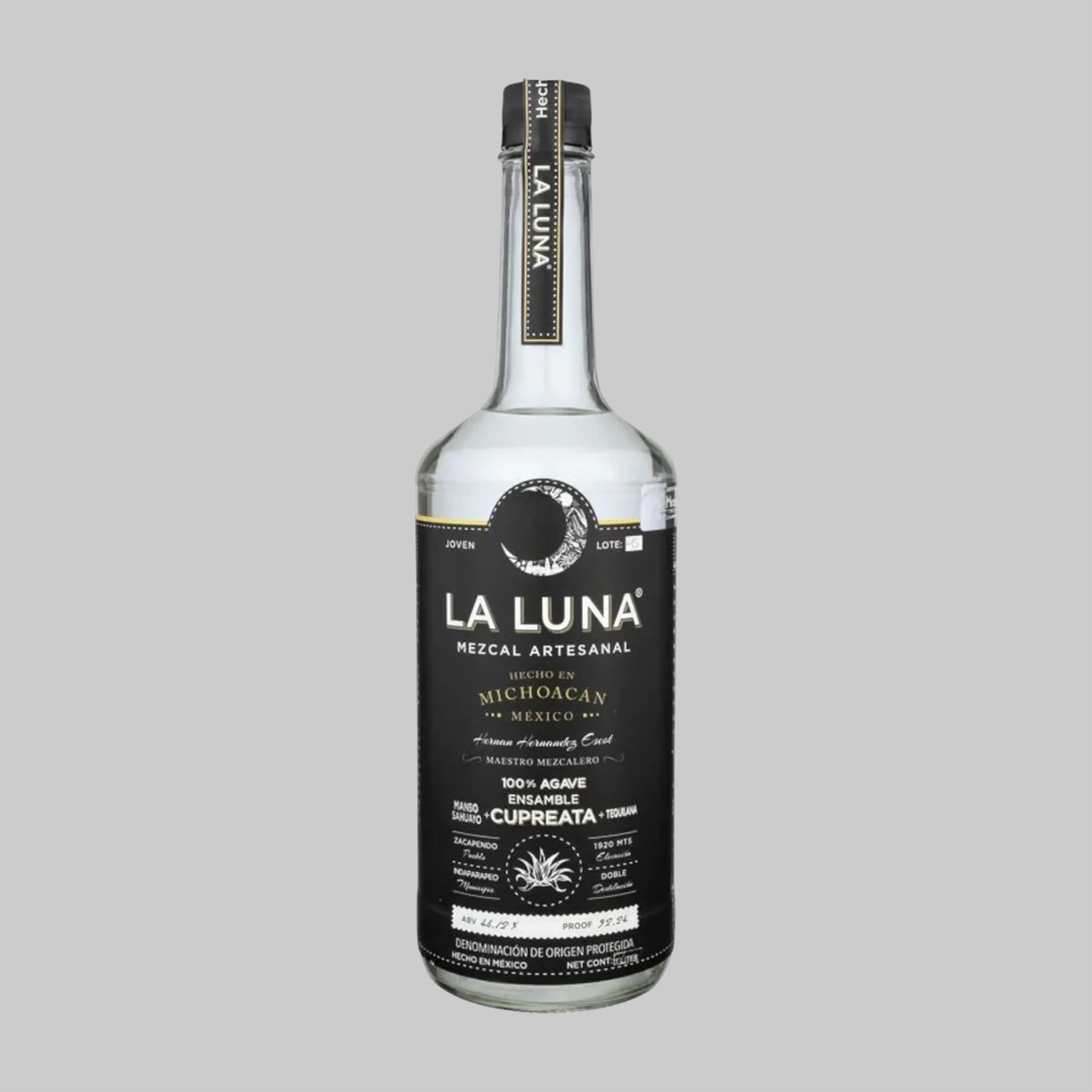 La Luna Mezcal Black Label 1000ml 40.0% | TIME2DRINK