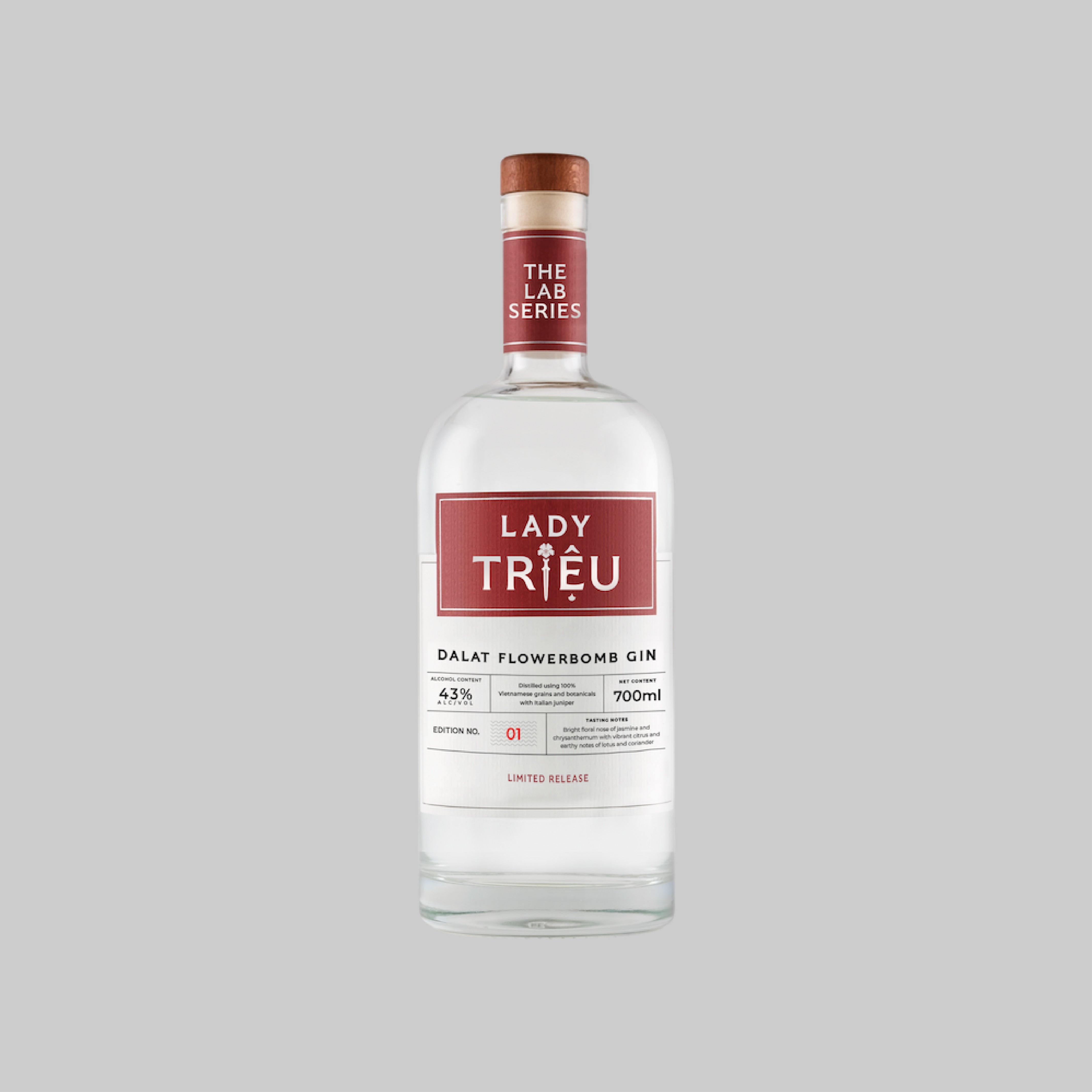 Lady Trieu Dalat Flowerbomb Gin 700ml 45.0% | TIME2DRINK