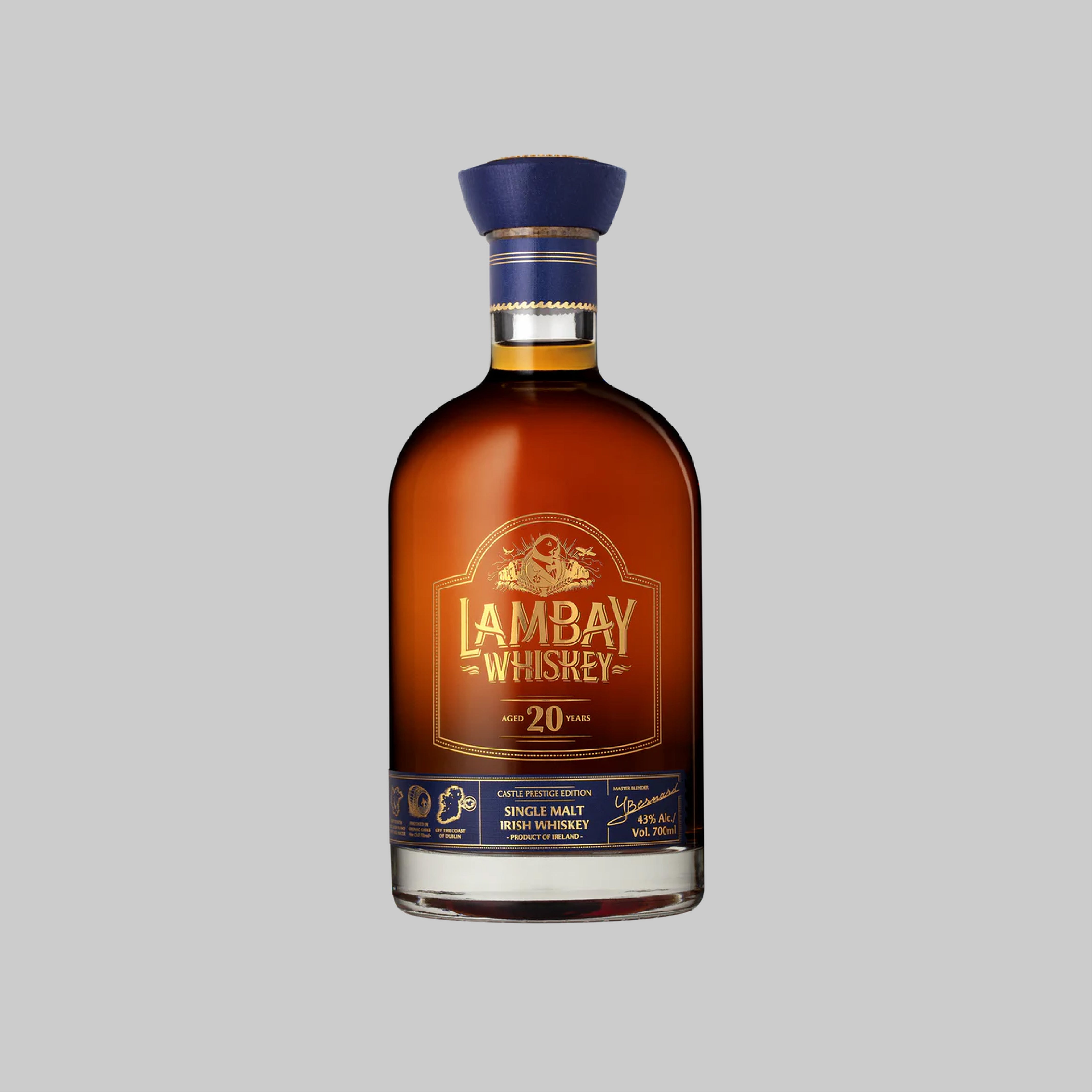 Lambay 20 Years Old Single Malt Whiskey 700ml 43.0% | TIME2DRINK