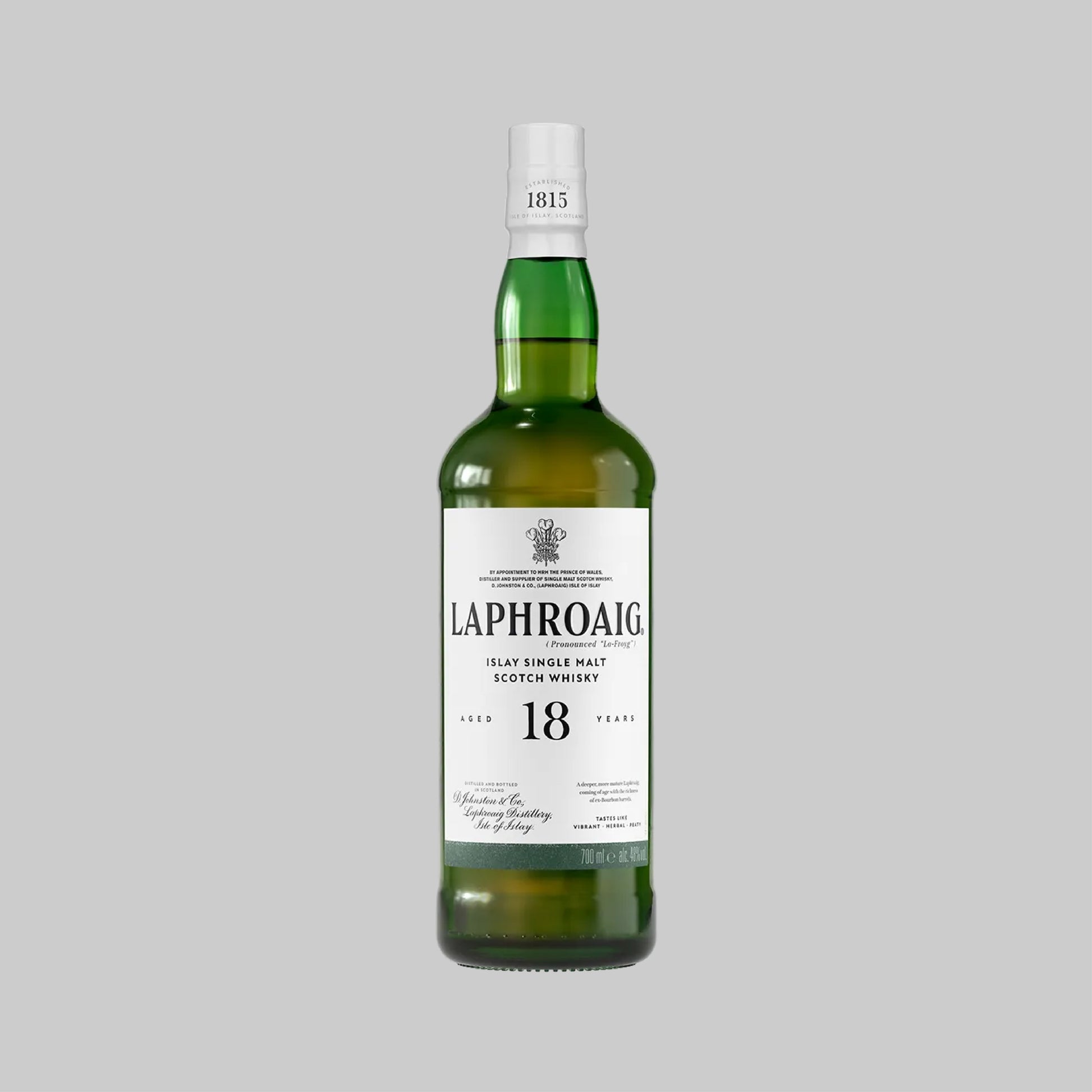 Laphroaig 18 Years Islay Single Malt Scotch Whisky 700ml 48.0% | TIME2DRINK