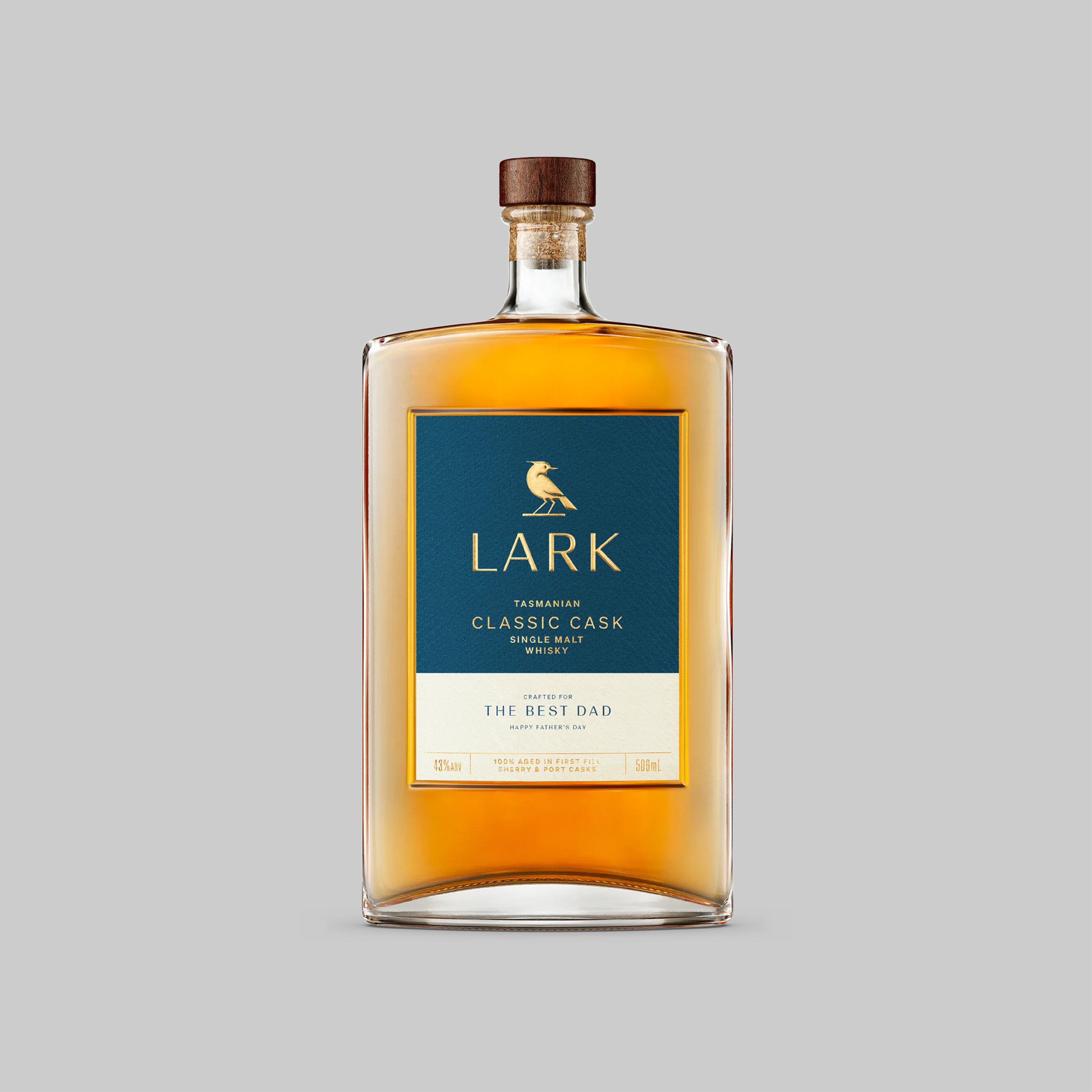 Lark Classic Cask Single Malt Whisky 500ml 43.0% | TIME2DRINK