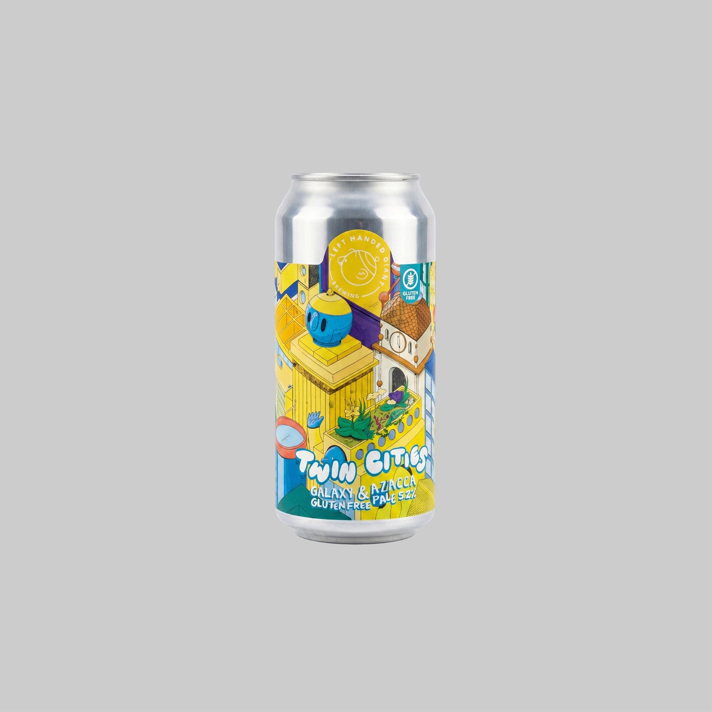 Left Handed Giant Twin Cities Galaxy & Azacca Gluten-Free Pale Ale Can 440ml 5.2% | TIME2DRINK