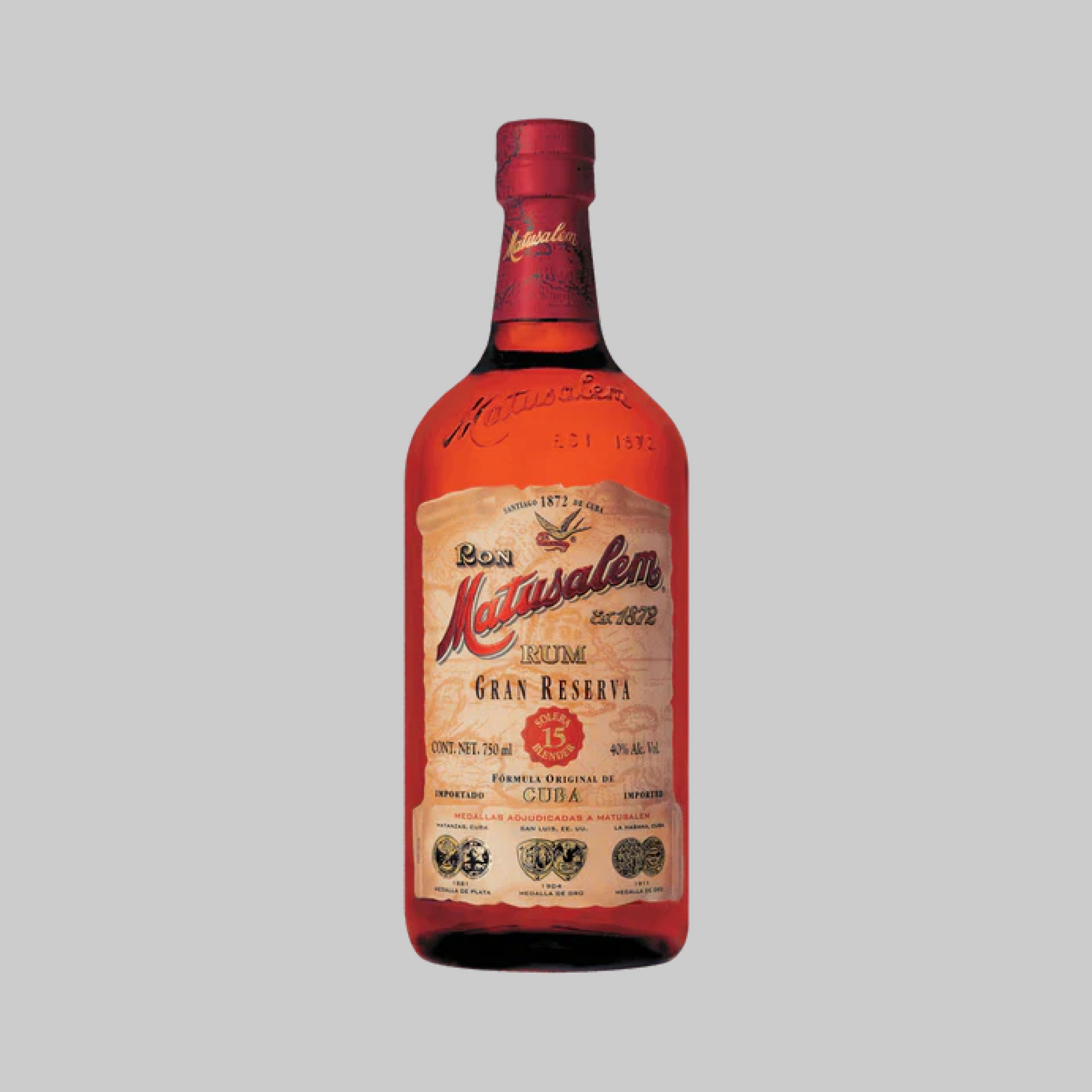 Matusalem Grand Reserva 15 Years Rum 700ml 40.0% | TIME2DRINK