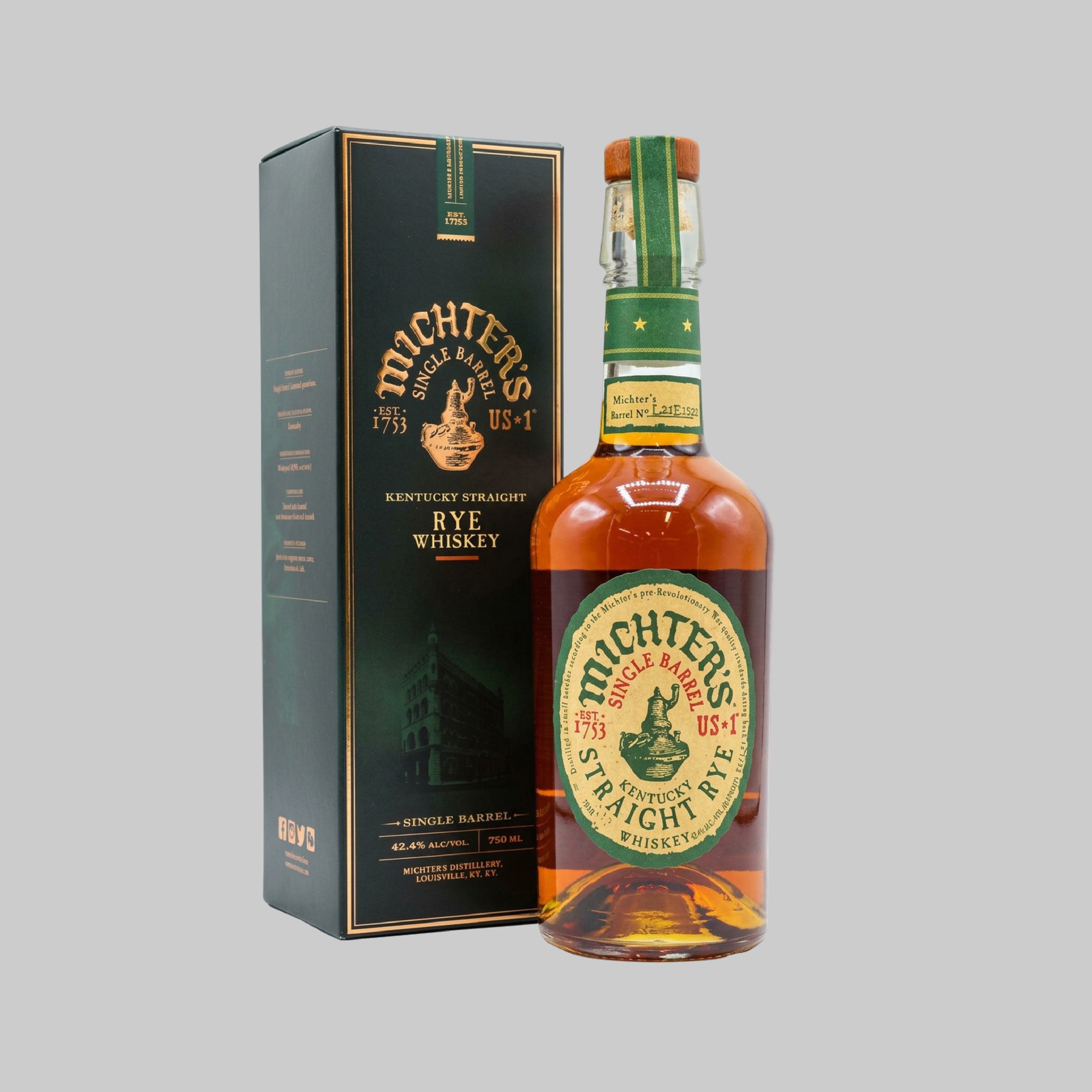 Michter's US*1 Kentucky Straight Rye 700ml 42.4% | TIME2DRINK
