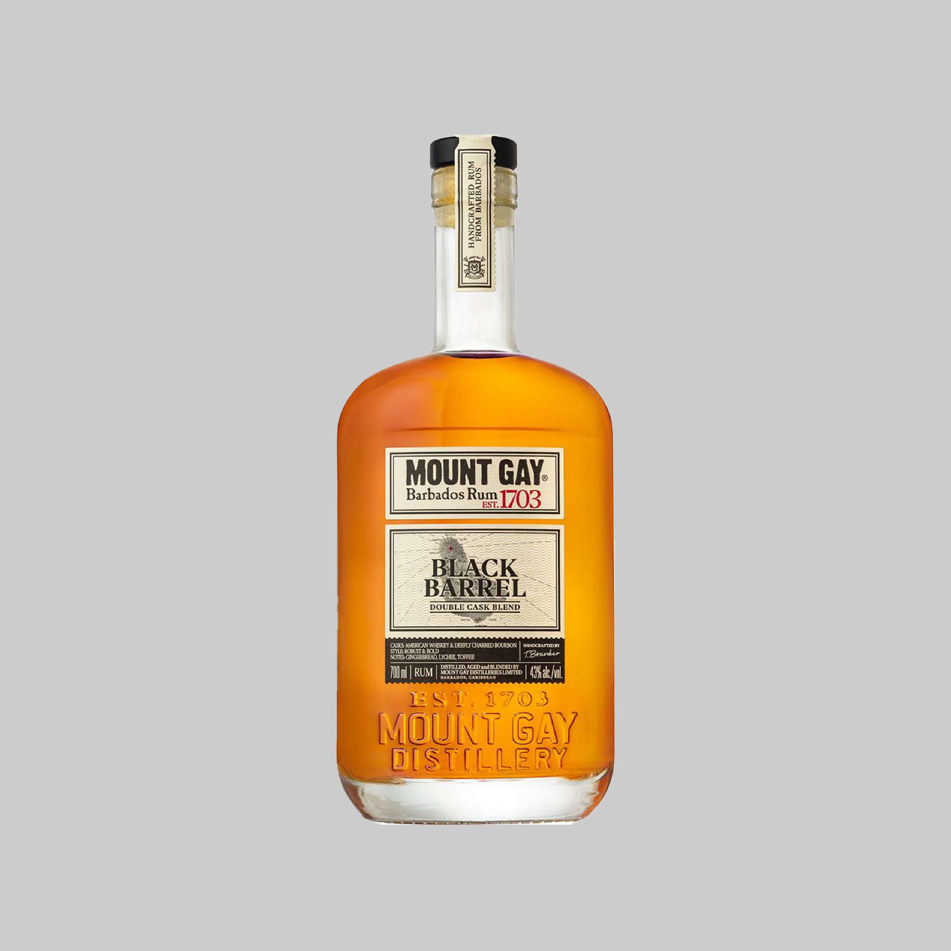 Mount Gay Black Barrel Rum 700ml 43.0% | TIME2DRINK