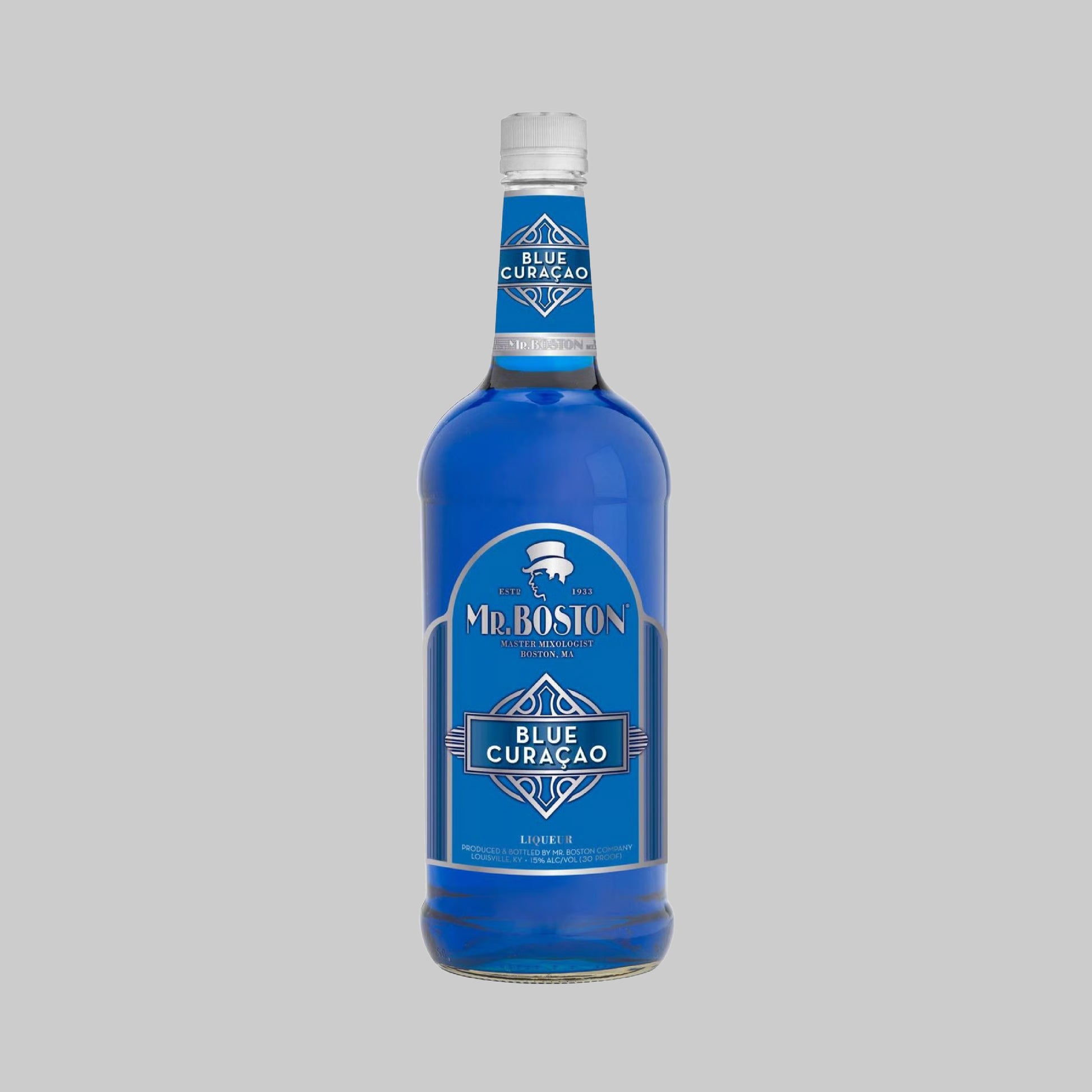 Mr. Boston Blue Curacao 1000ml 15.0% | TIME2DRINK