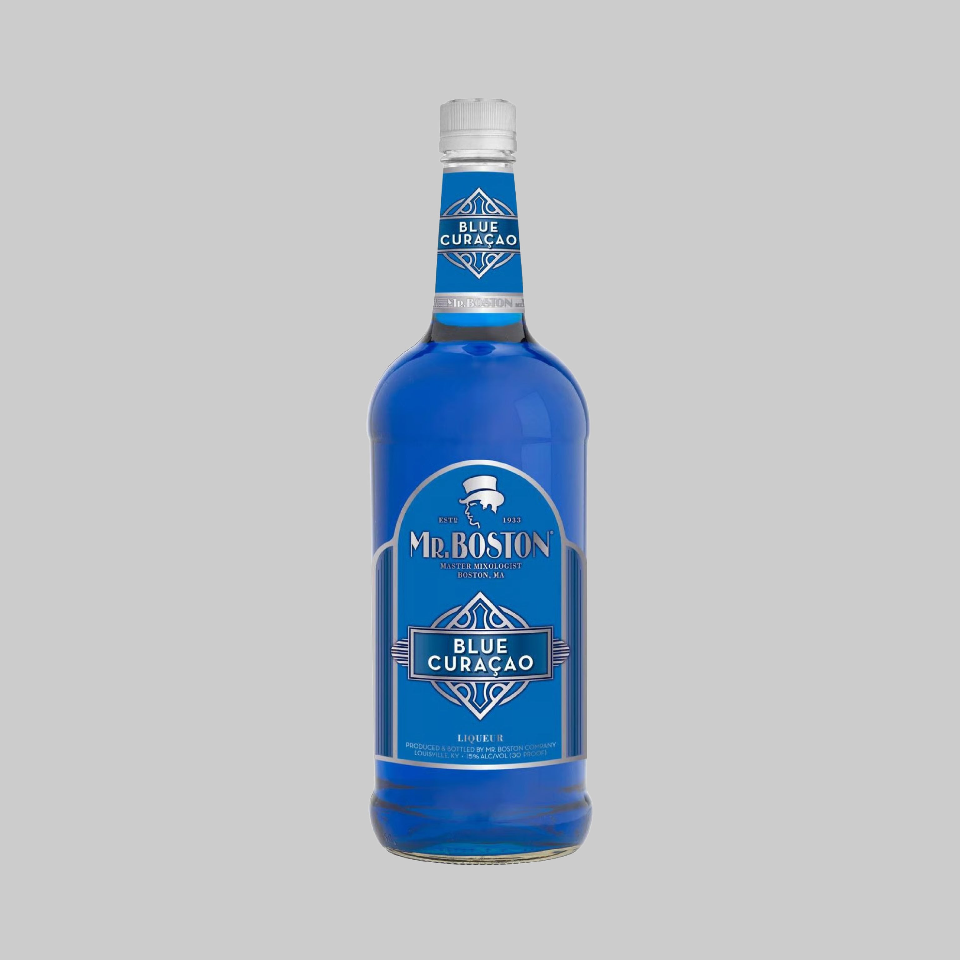 Mr. Boston Blue Curacao 1000ml 15.0% | TIME2DRINK