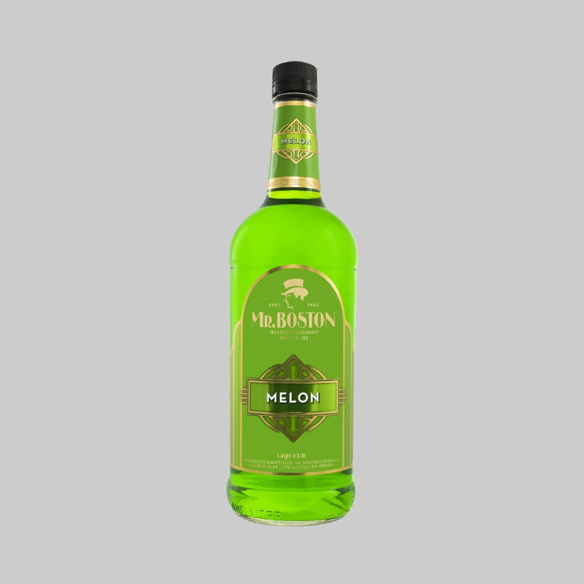 Mr. Boston Melon Liqueur 1000ml 15.0% | TIME2DRINK