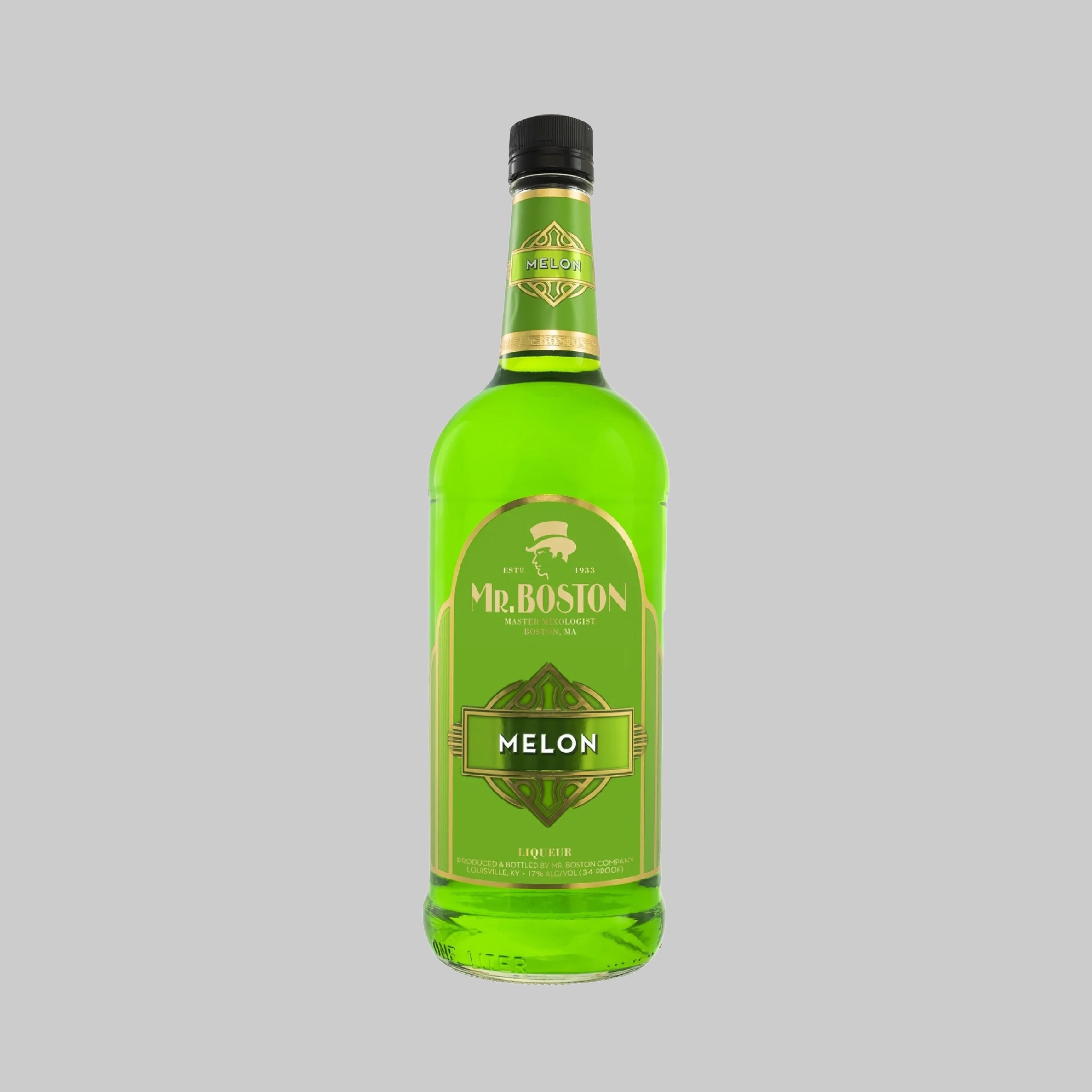 Mr. Boston Melon Liqueur 1000ml 15.0% | TIME2DRINK