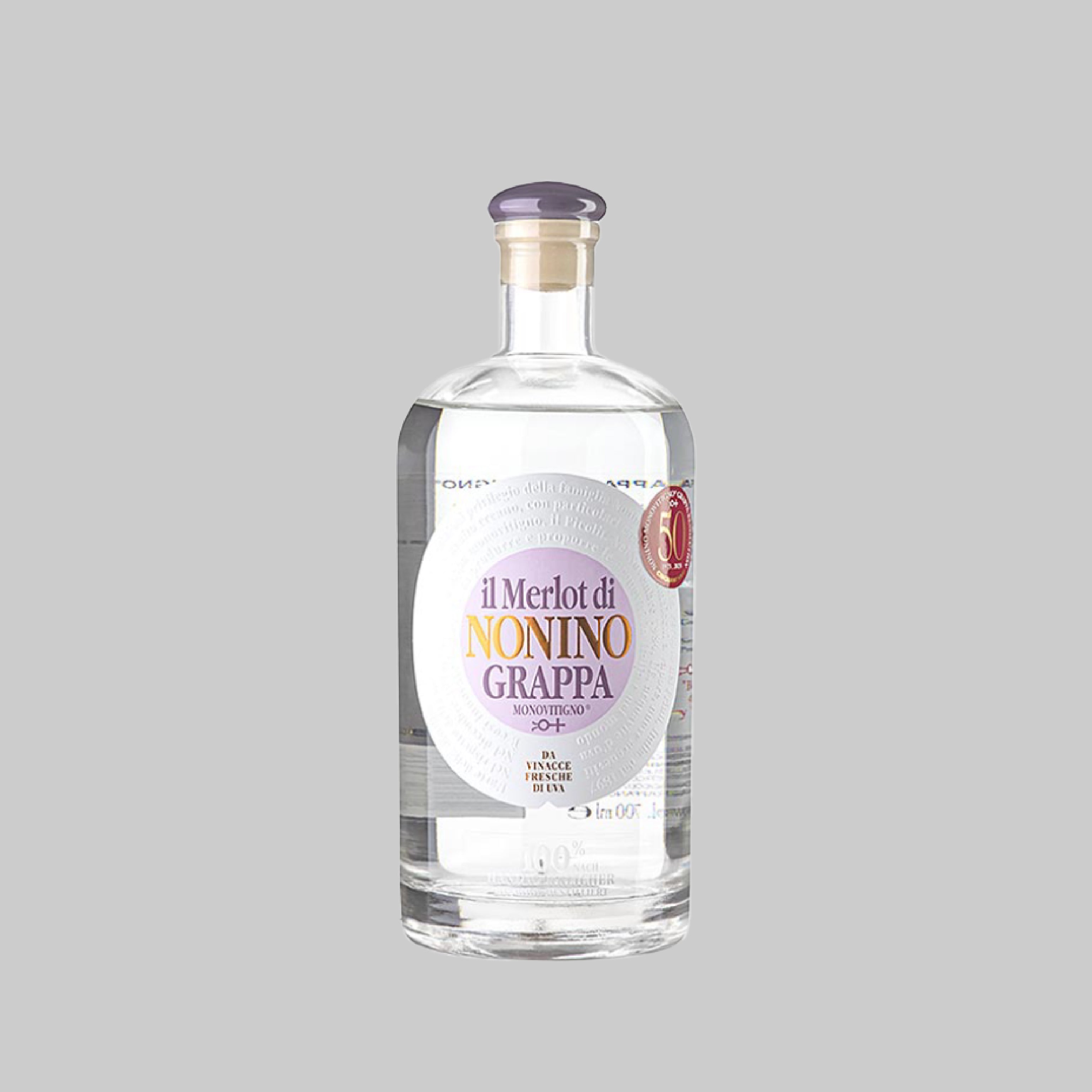 Nonino Grappa il Merlot 700ml 41.0% | TIME2DRINK