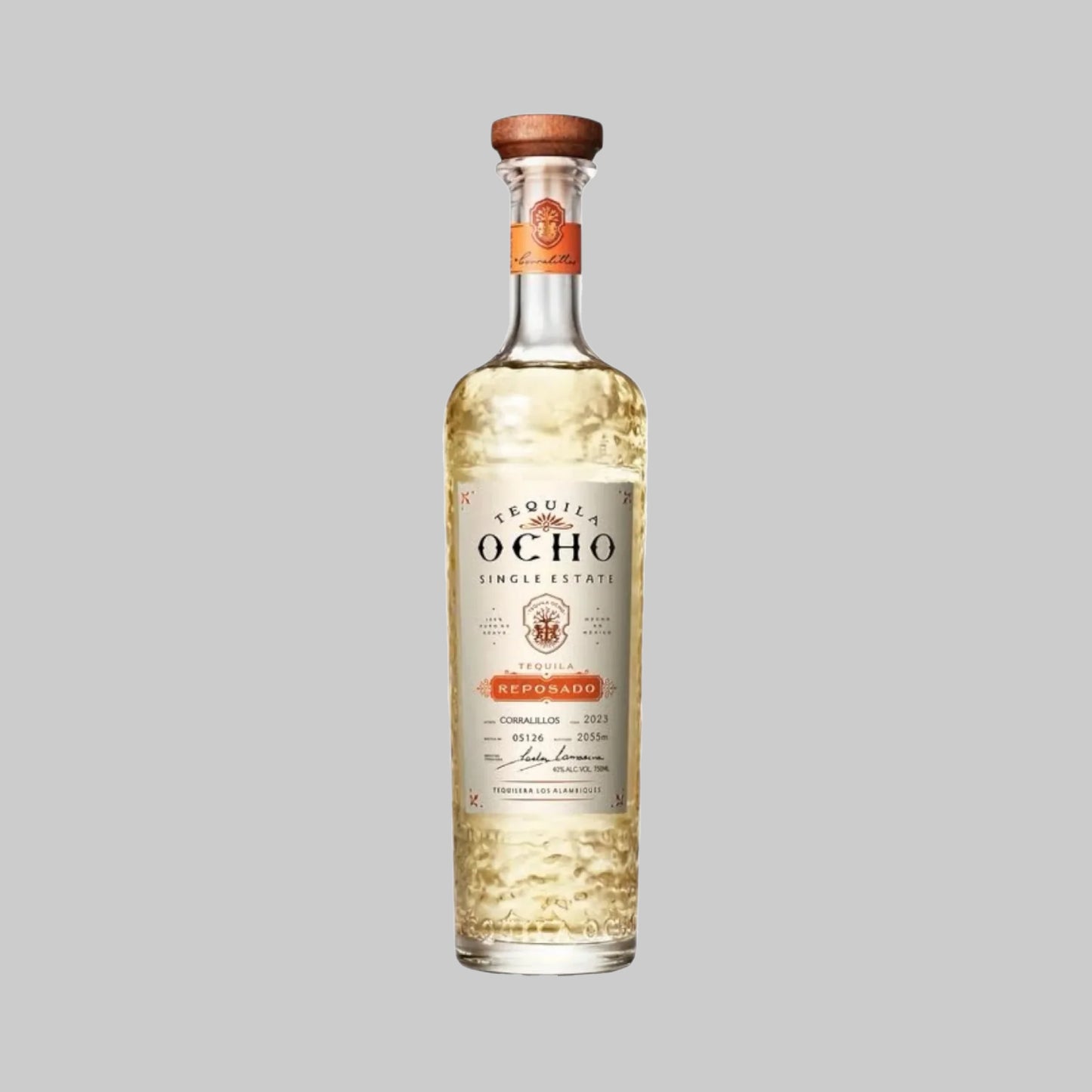 Ocho Single Estate Tequila Reposado 750ml 40.0% | TIME2DRINK