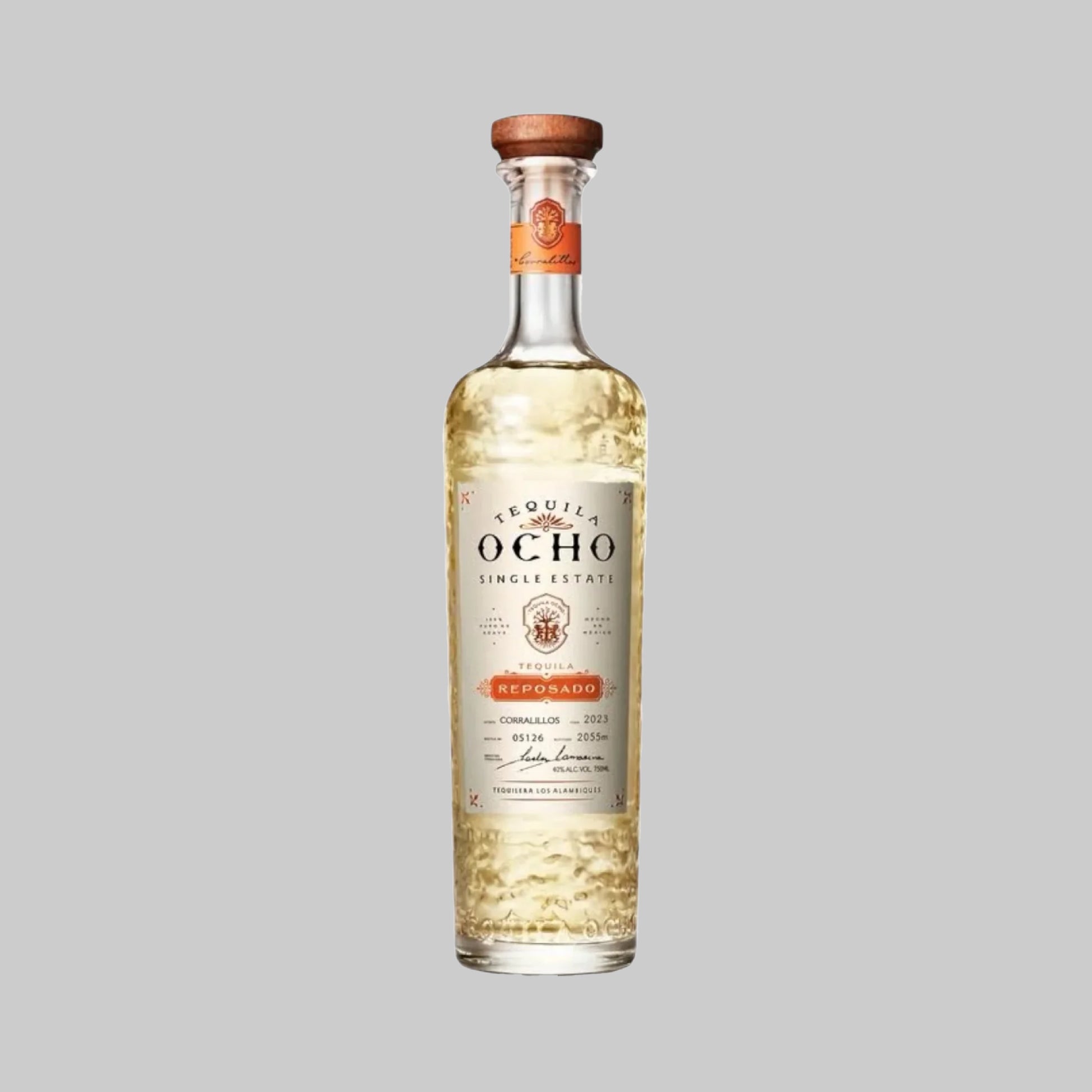 Ocho Single Estate Tequila Reposado 750ml 40.0% | TIME2DRINK