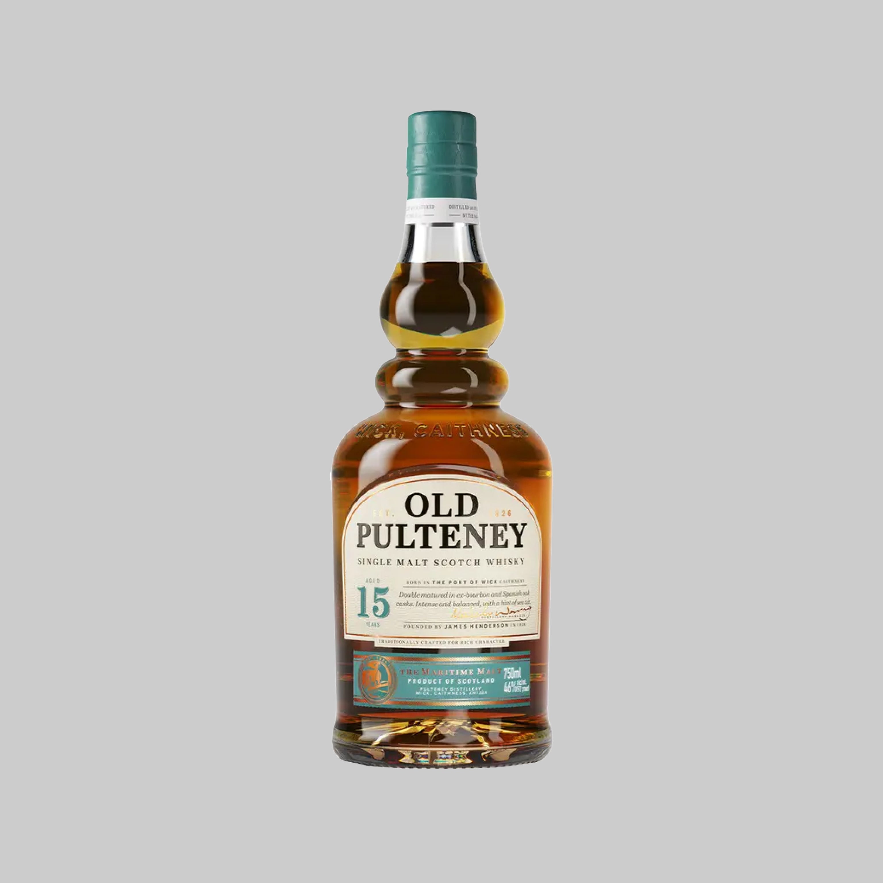 Old Pulteney 15 Years Single Malt Scotch Whisky 700ml 46.0% | TIME2DRINK