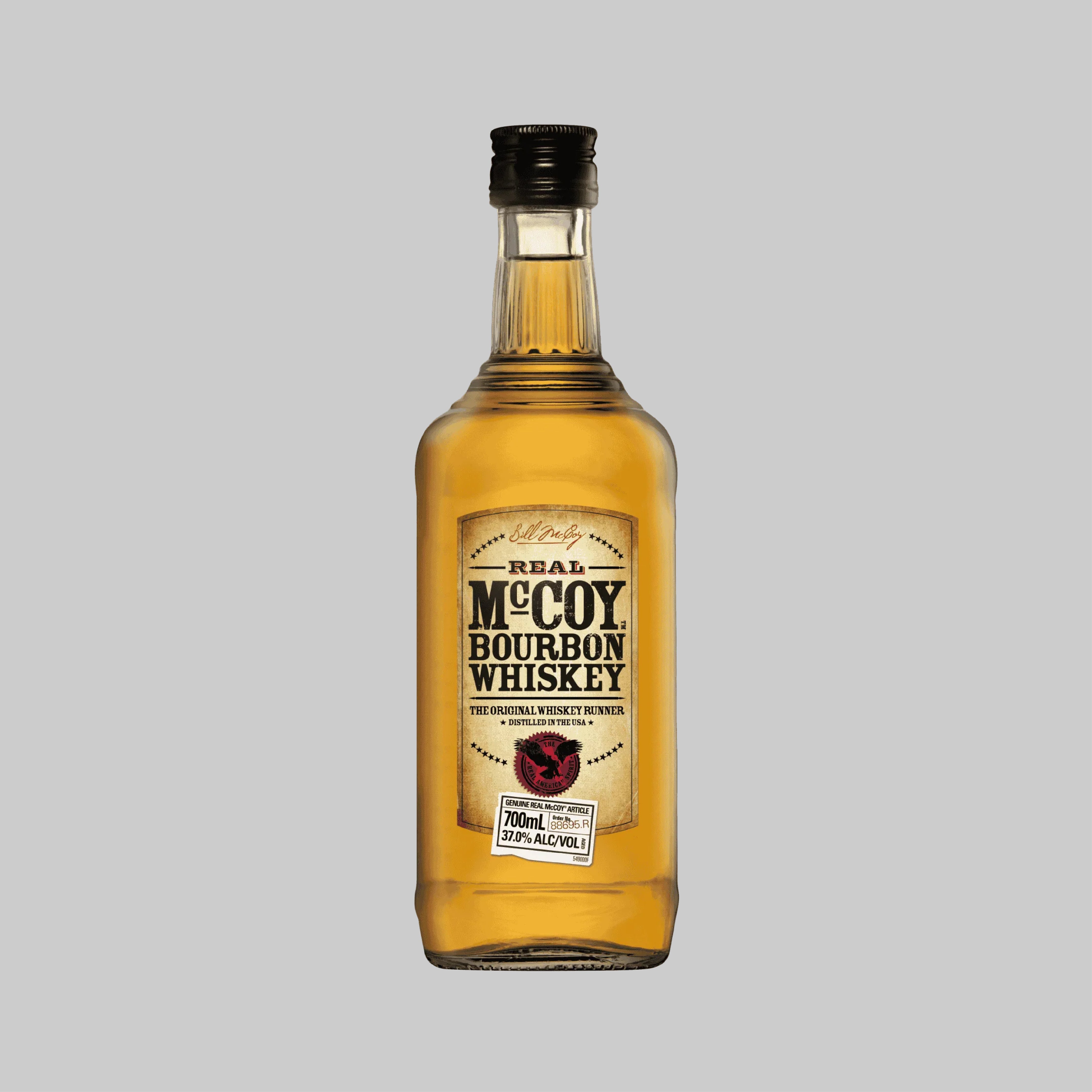 Real McCoy Bourbon Whiskey 700ml 37.0% | TIME2DRINK
