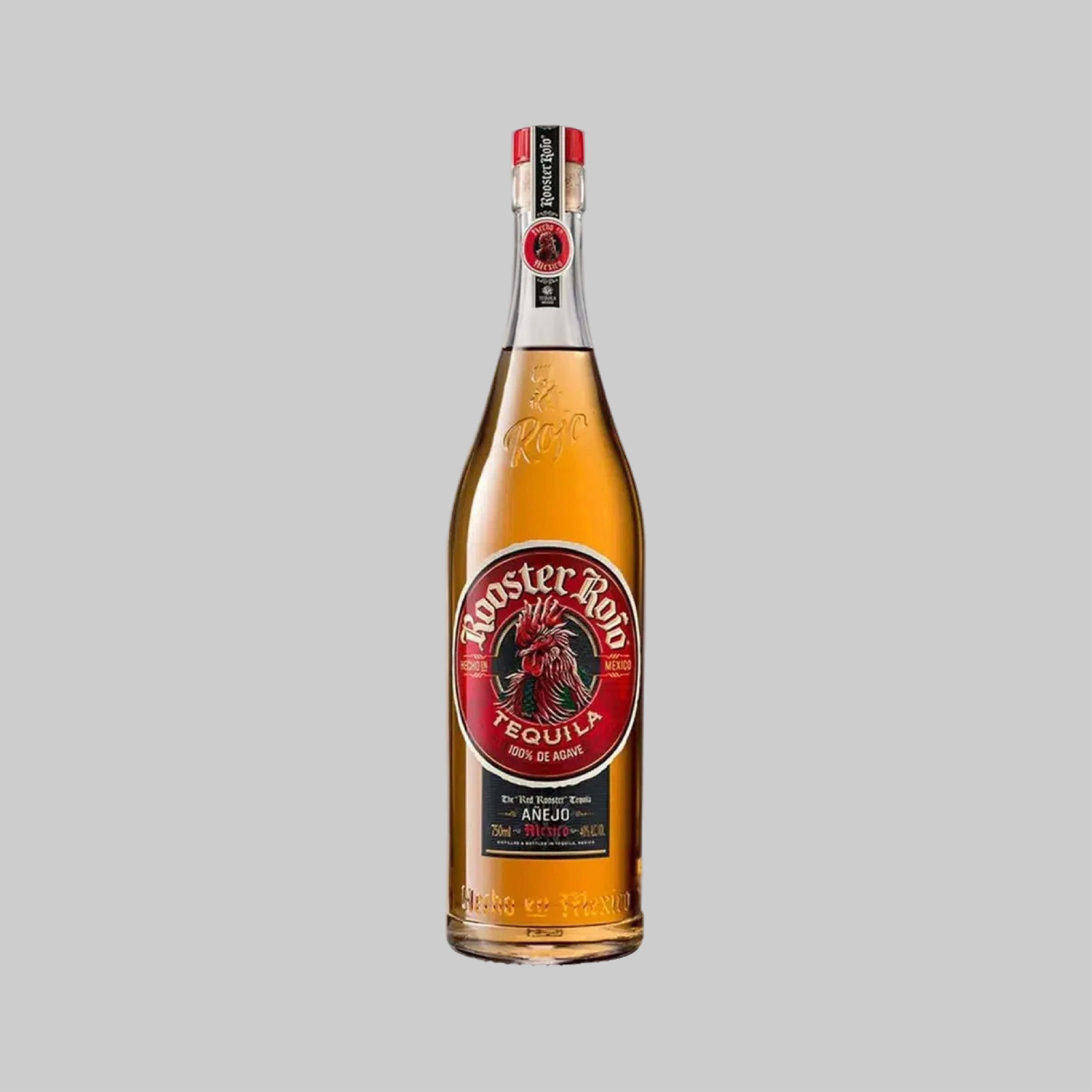 Rooster Rojo Tequila Anejo 700ml 38.0% | TIME2DRINK