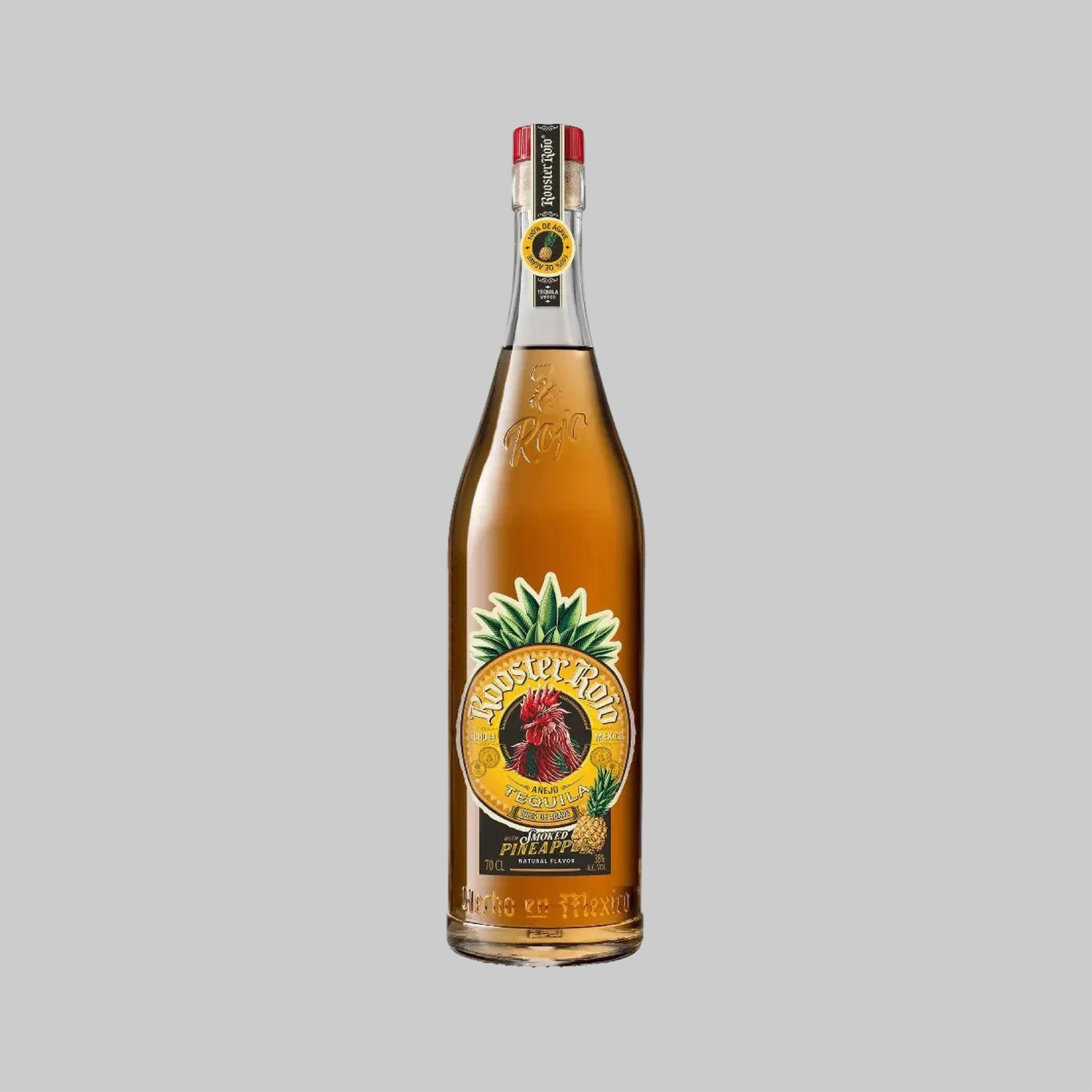 Rooster Rojo Tequila Anejo Smoked Pineapple 700ml 38.0% | TIME2DRINK
