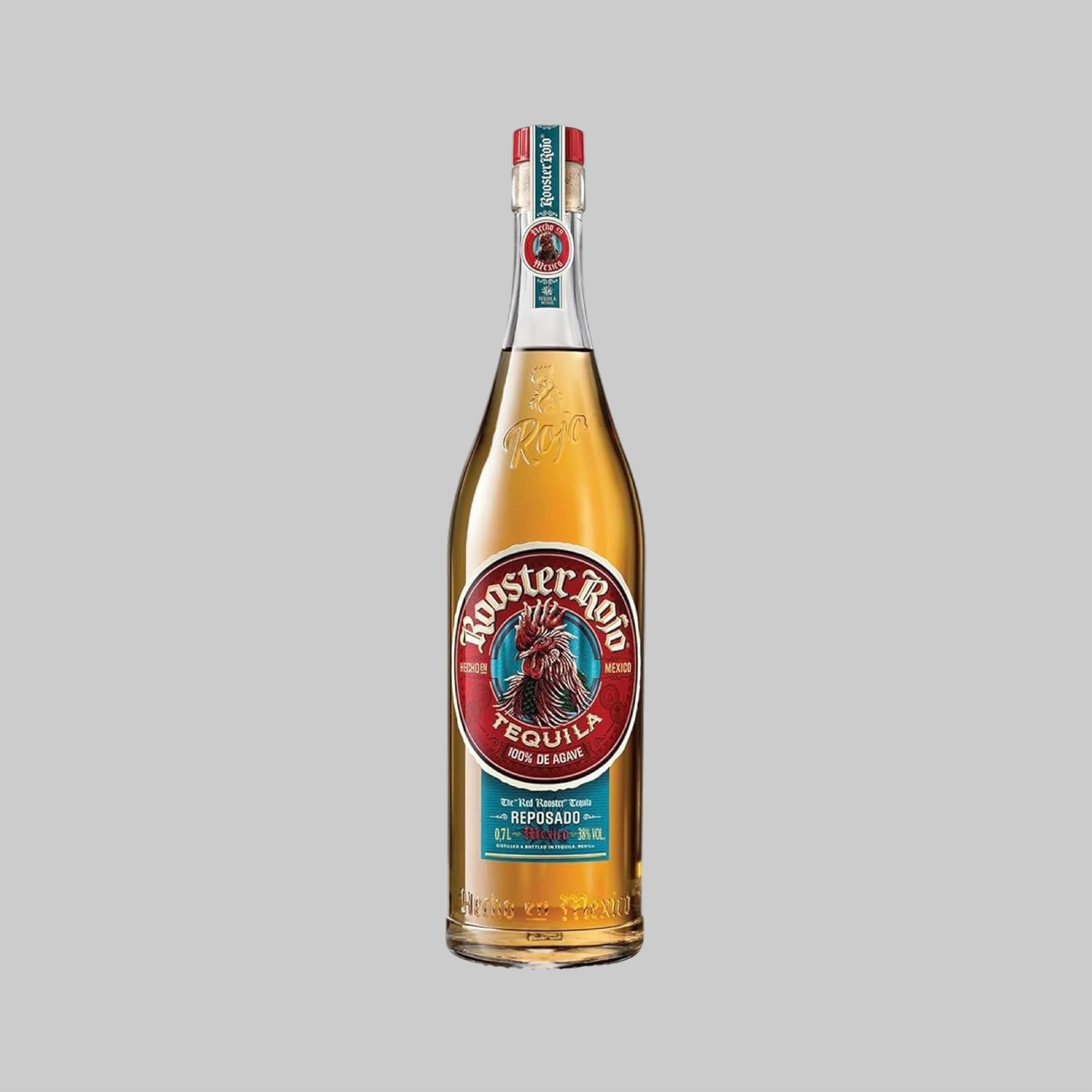 Rooster Rojo Tequila Reposado 700ml 38.0% | TIME2DRINK