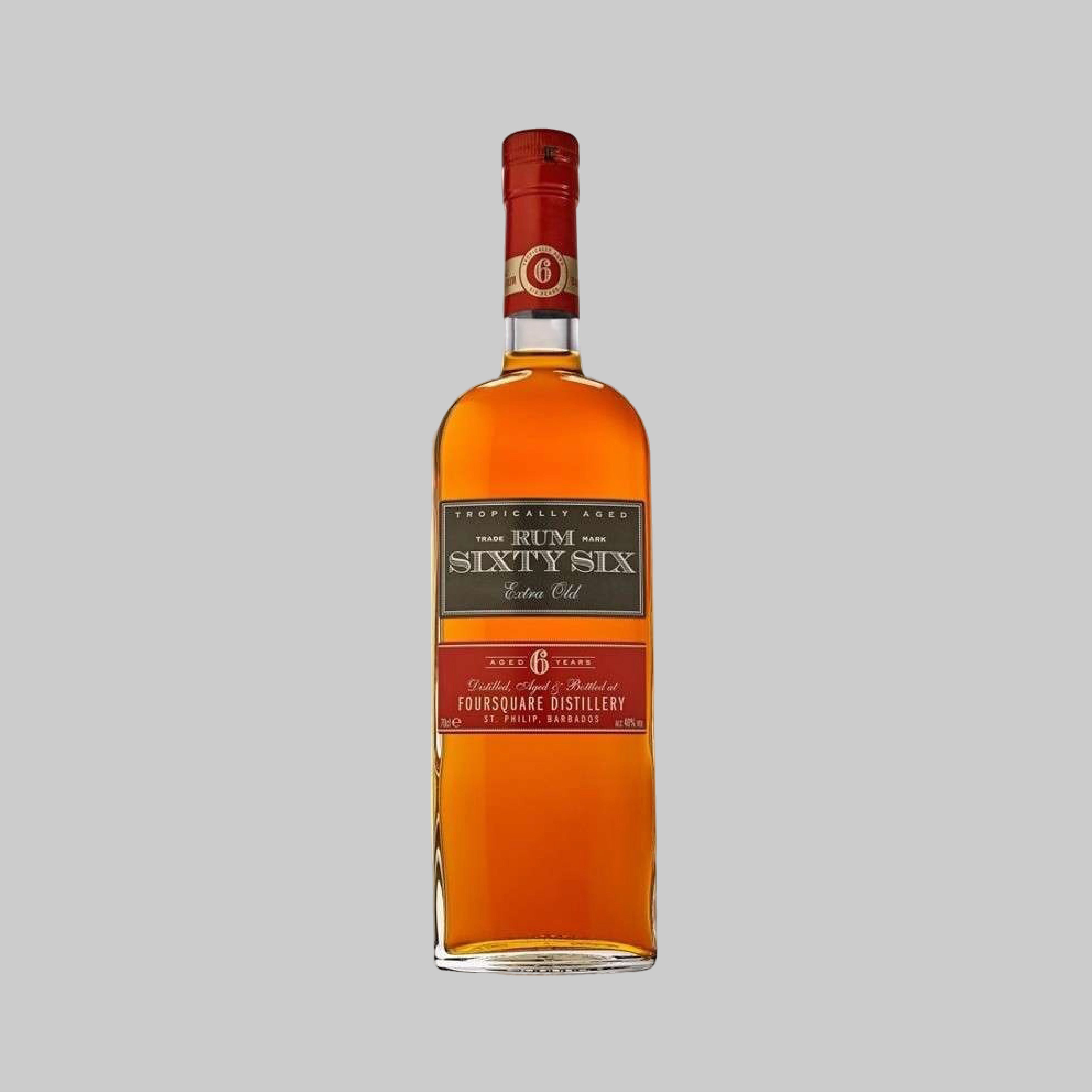 Sixty Six Extra Old 6 Years Rum 700ml 40.0% | TIME2DRINK