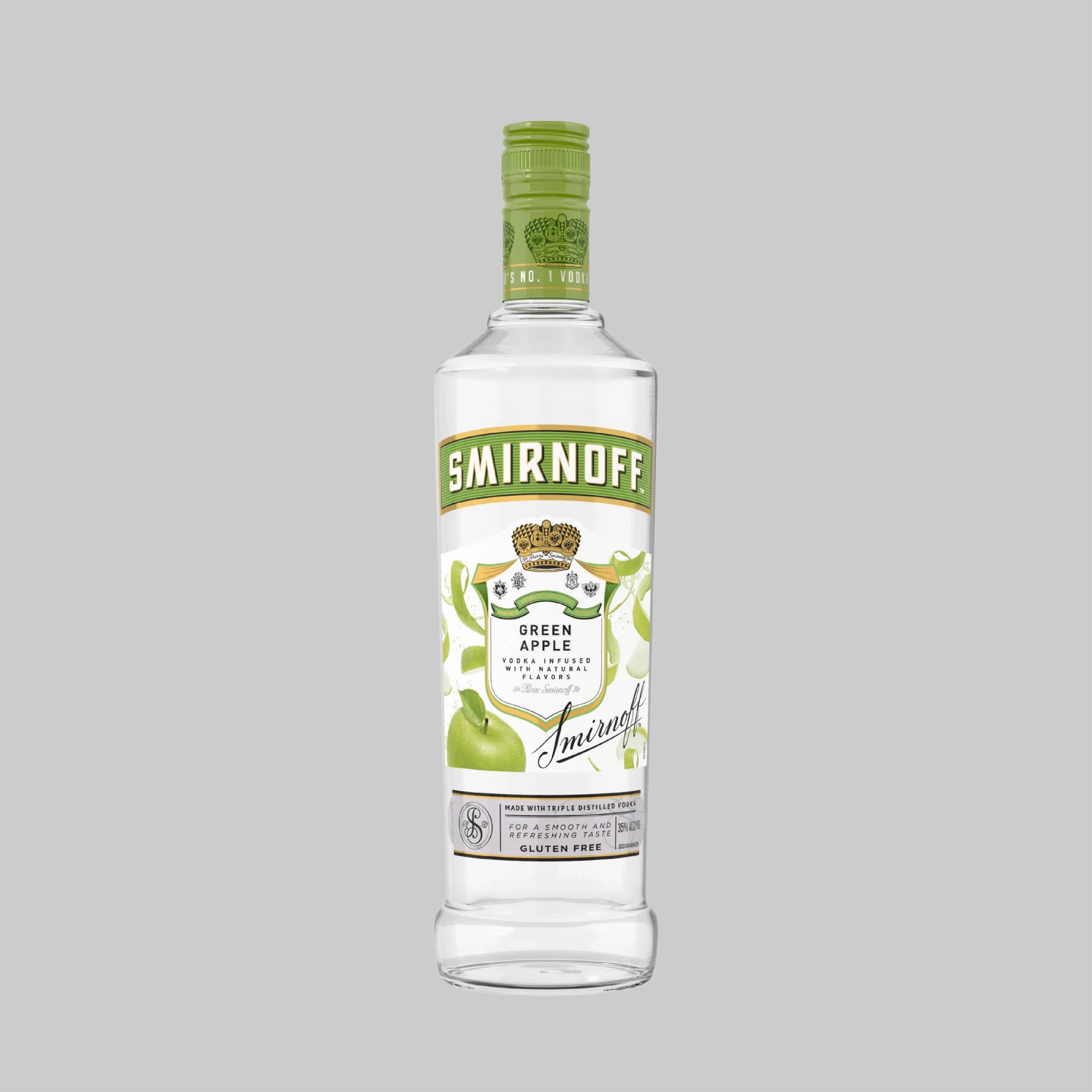 Smirnoff Vodka Green Apple 700ml 35.0% - Time2Drink
