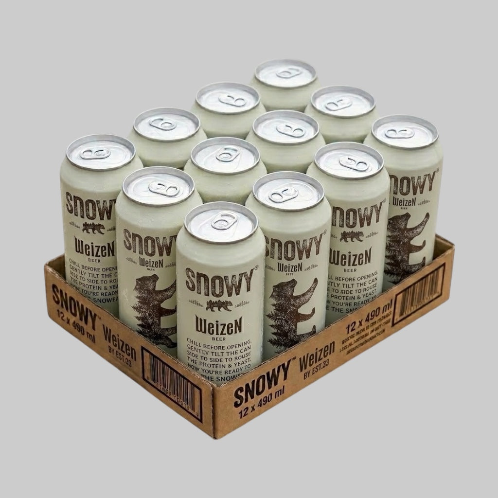 Snowy Weizen by EST.33 Can 12x490ml 4.0% | TIME2DRINK